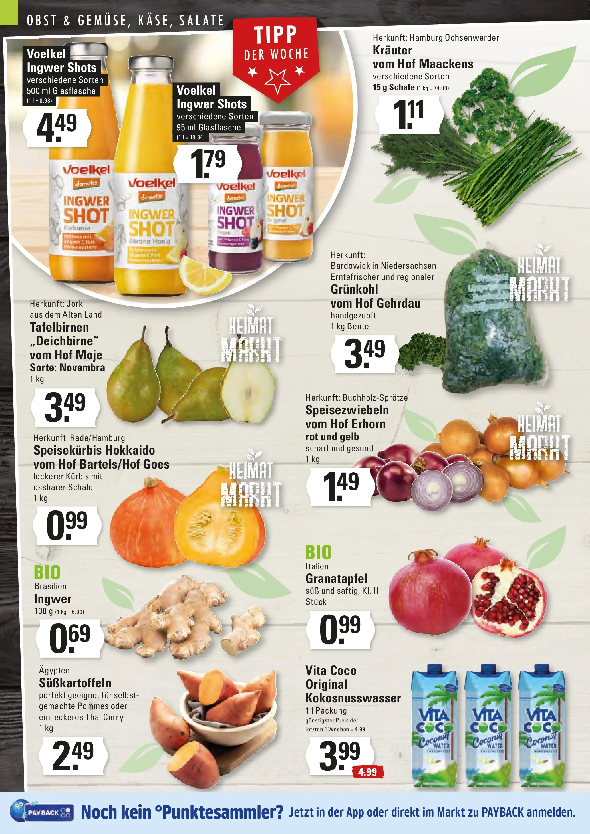 Edeka prospekt Stade	 (ab 13.10.2025) » Angebote Online | Seite: 2 | Produkte: Granatapfel, Obst, Zitrone, Kürbis