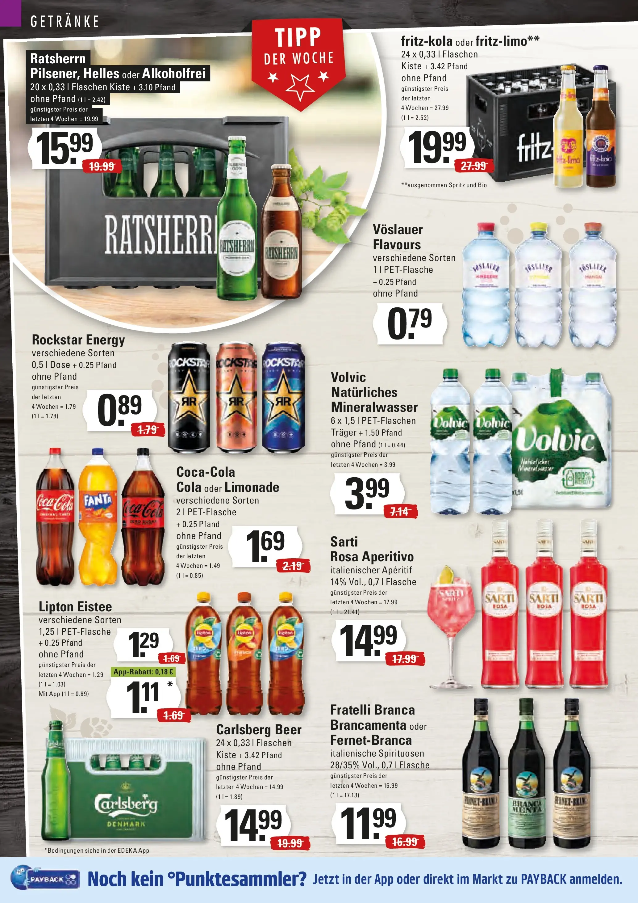 Edeka prospekt Stade	 (ab 13.10.2025) » Angebote Online | Seite: 10 | Produkte: Rockstar energy, Coca cola, Rockstar, Limonade