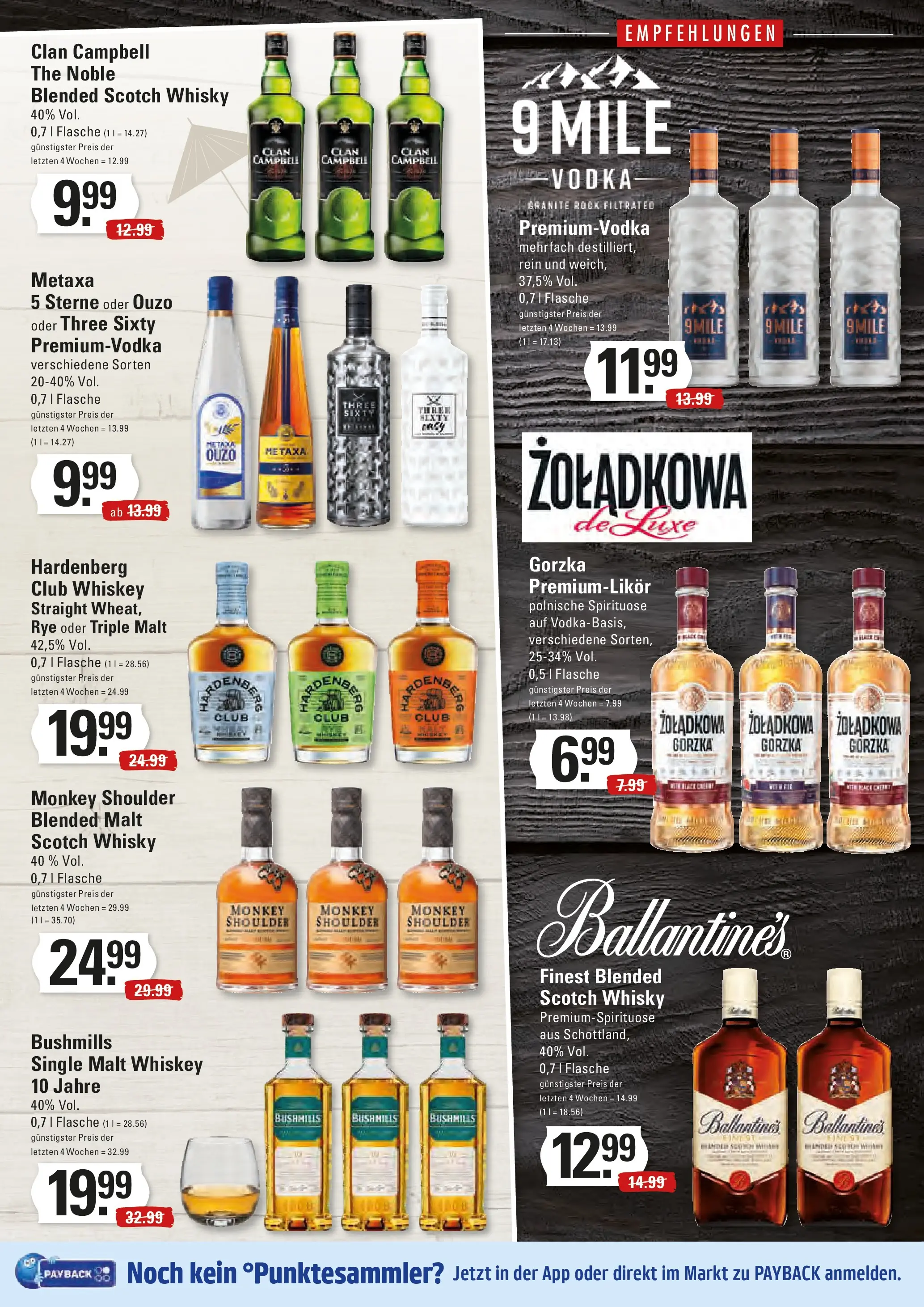 Edeka prospekt Stade	 (ab 13.10.2025) » Angebote Online | Seite: 11 | Produkte: Whisky, Ouzo, Vodka, Whiskey