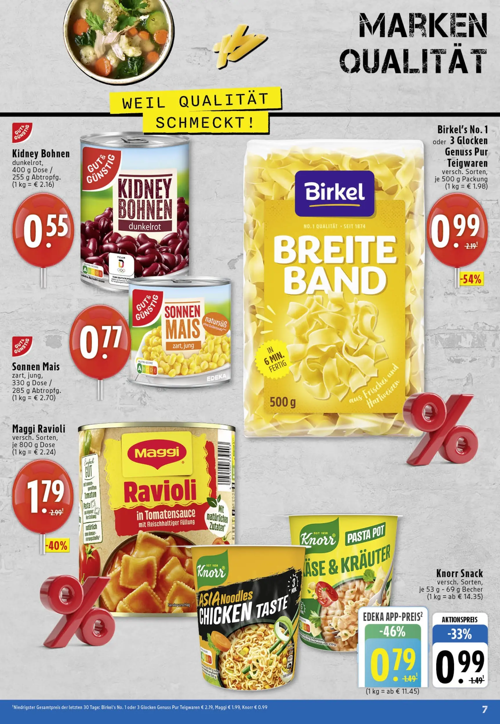 Edeka prospekt Köln	 (ab 13.10.2025) » Angebote Online | Seite: 7 | Produkte: Maggi, Tomaten, Knorr, Pasta