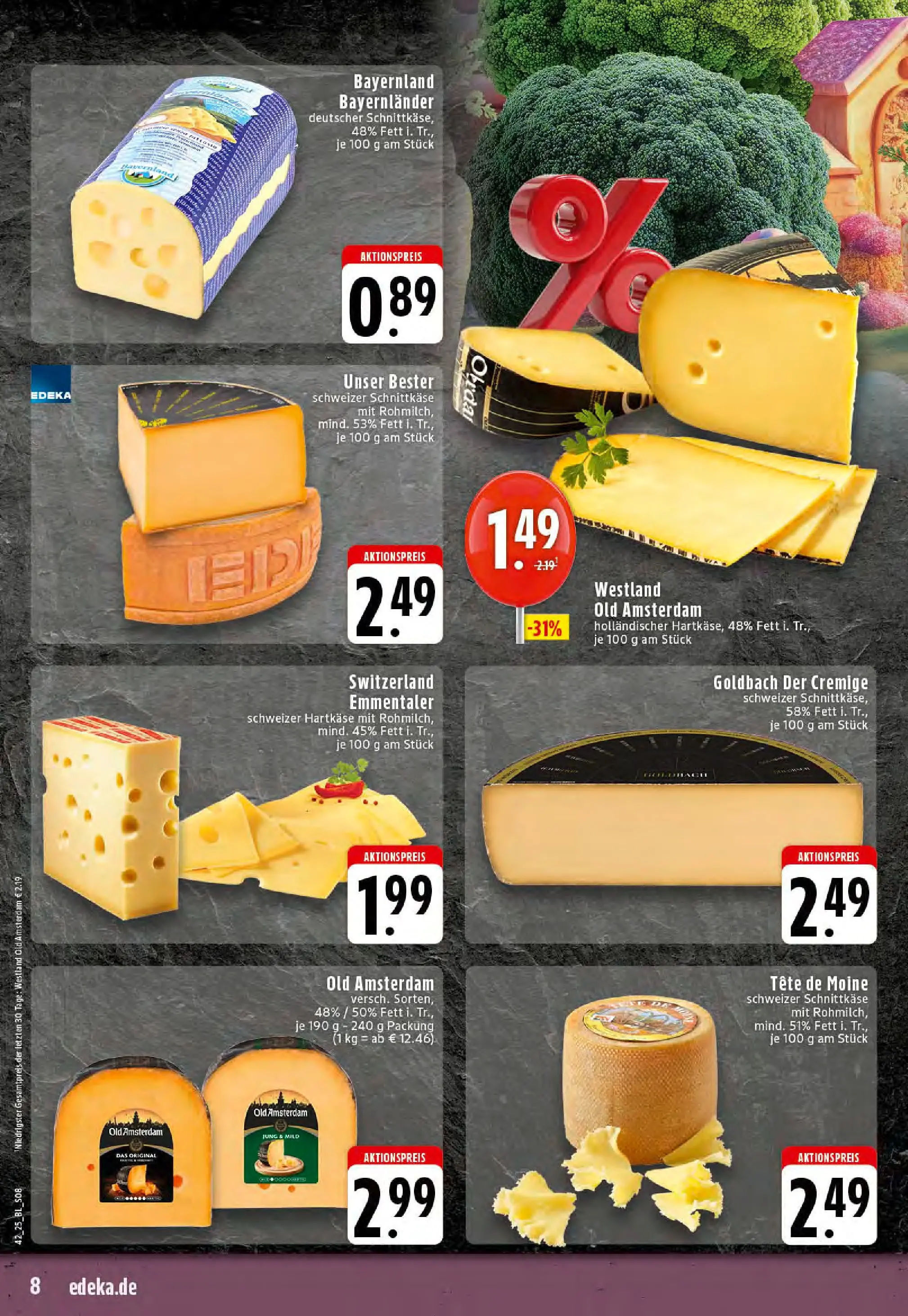 Edeka prospekt Stolberg	 (ab 13.10.2025) » Angebote Online | Seite: 8