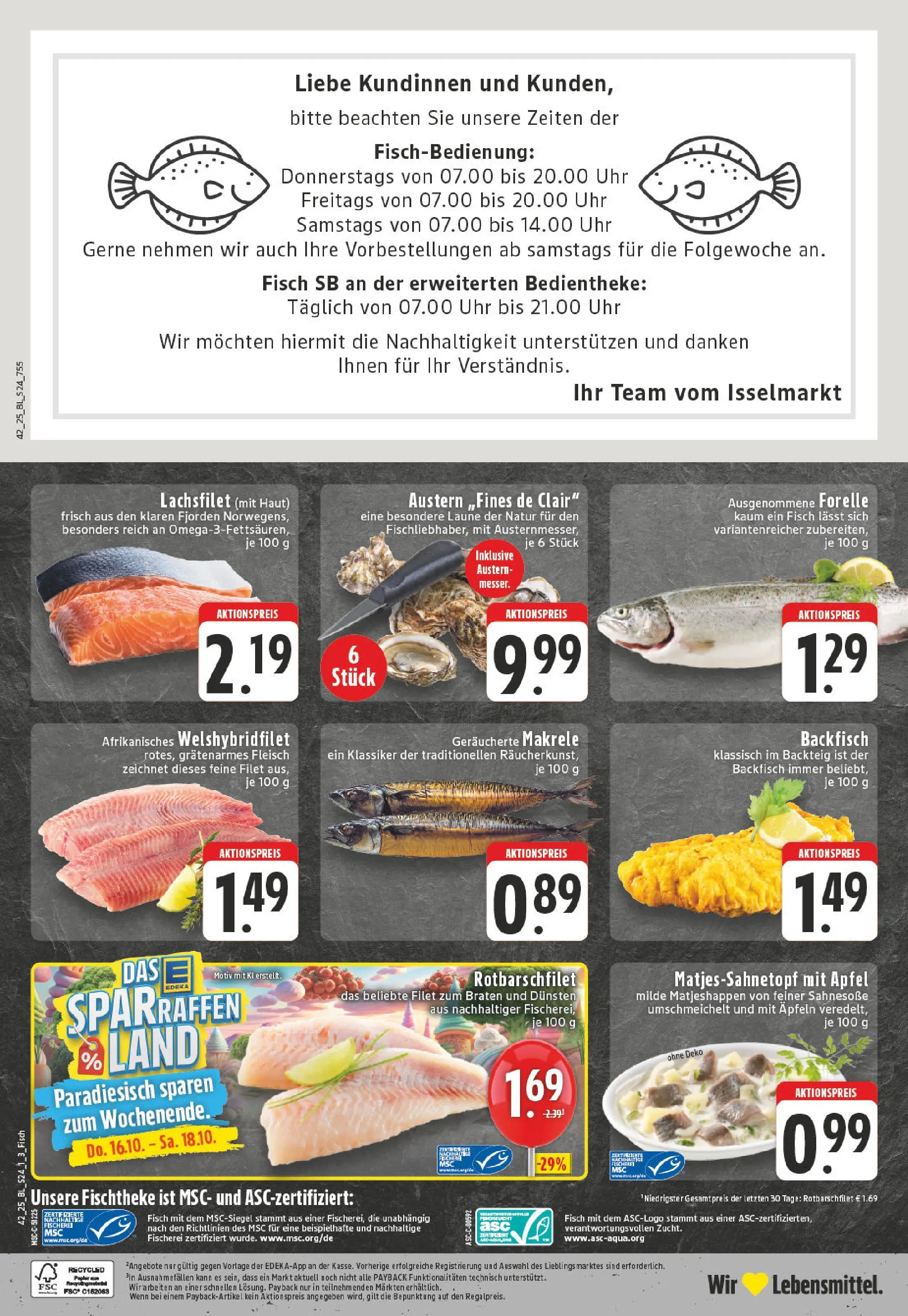 Edeka prospekt Fröndenberg	 (ab 13.10.2025) » Angebote Online | Seite: 24 | Produkte: Äpfel, Apple, Fisch, Fleisch