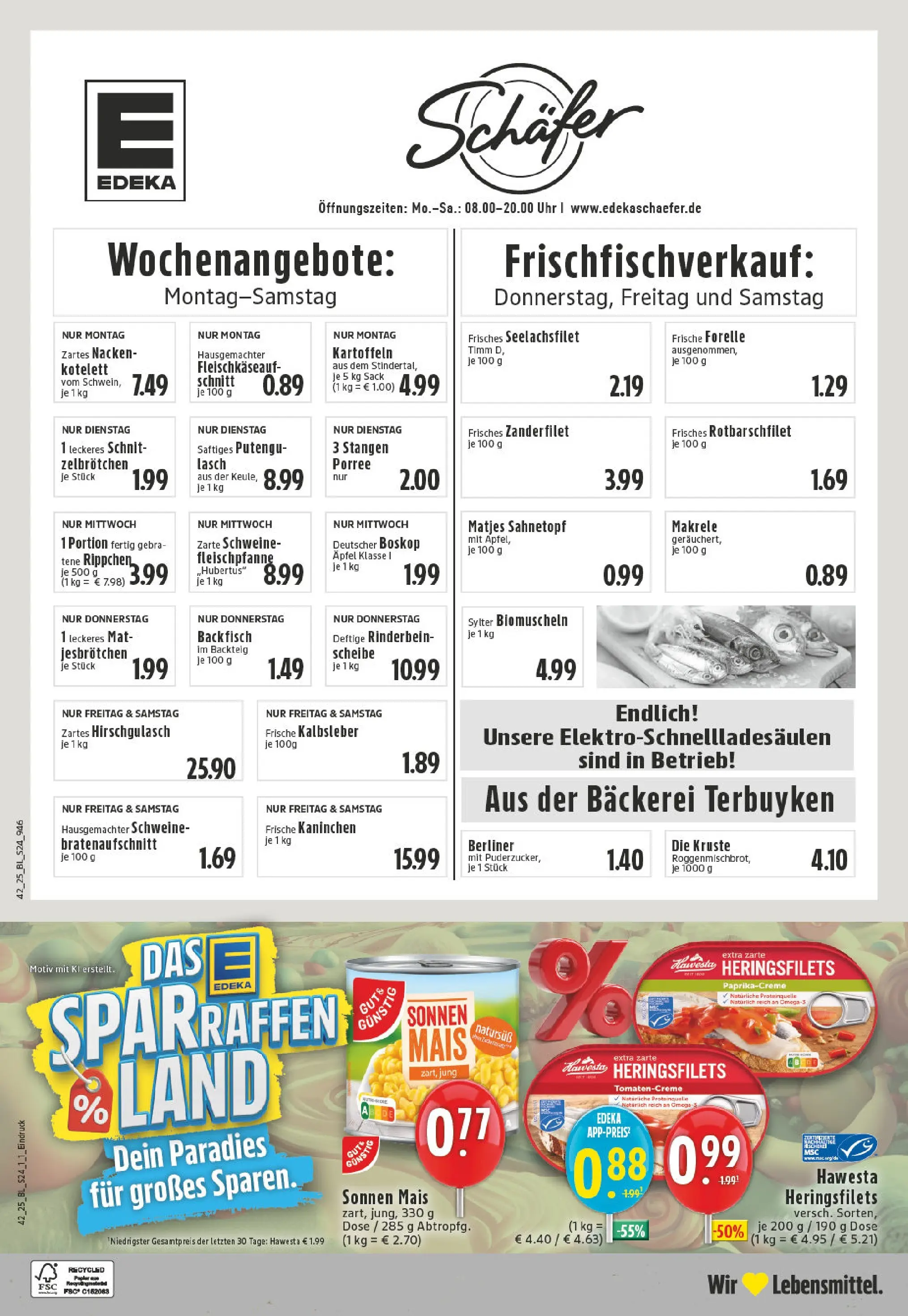 Edeka prospekt Düsseldorf	 (ab 13.10.2025) » Angebote Online | Seite: 24 | Produkte: Berliner, Kaninchen, Apple, Kalbsleber