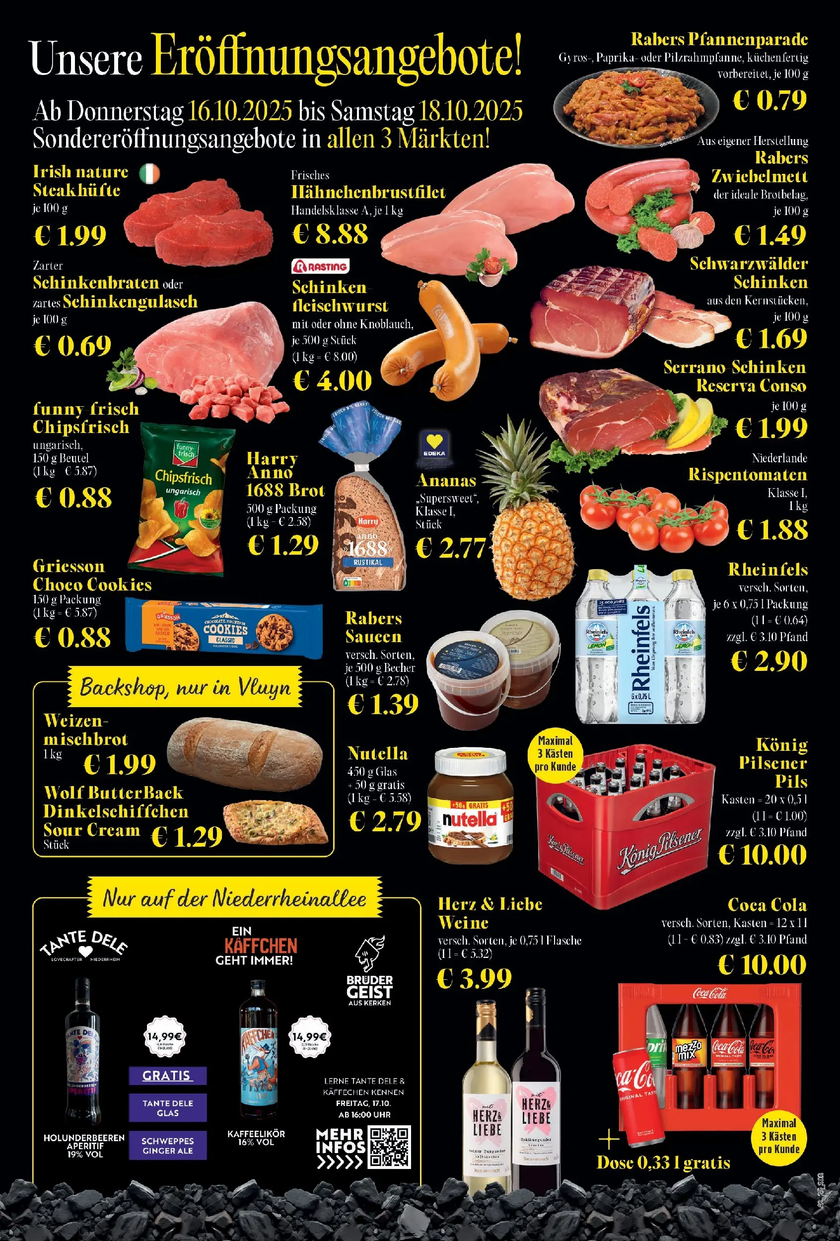Edeka prospekt Moers	 (ab 13.10.2025) » Angebote Online | Seite: 3 | Produkte: Ananas, Nutella, Paprika, Brot