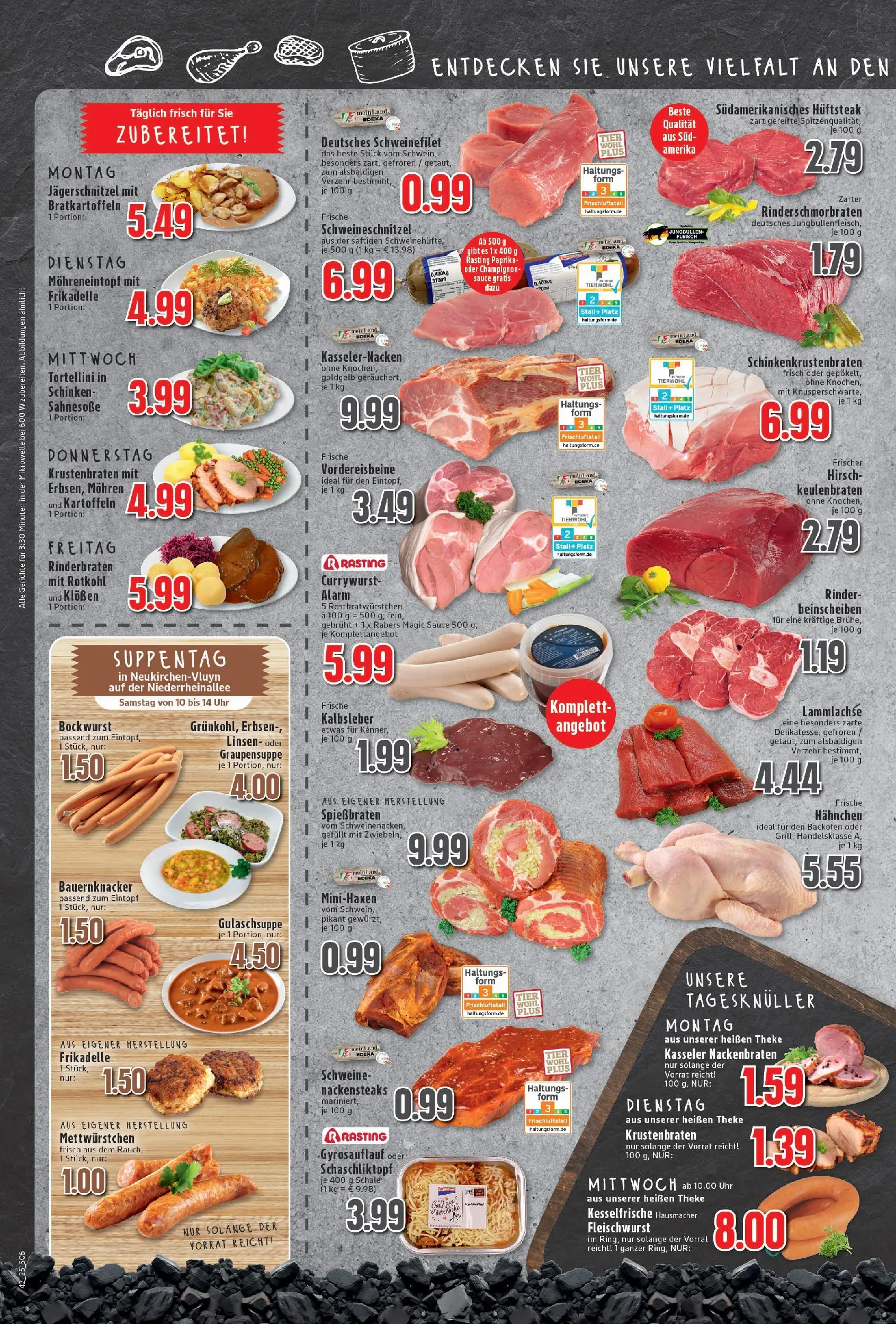 Edeka prospekt Moers	 (ab 13.10.2025) » Angebote Online | Seite: 6 | Produkte: Bockwurst, Rotkohl, Zwiebeln, Paprika
