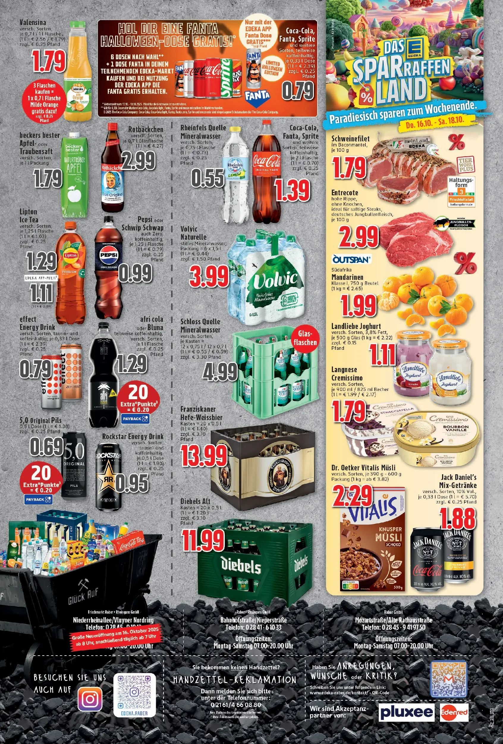 Edeka prospekt Moers	 (ab 13.10.2025) » Angebote Online | Seite: 12 | Produkte: Cremissimo, Energy, Jack Daniel's, Uhr
