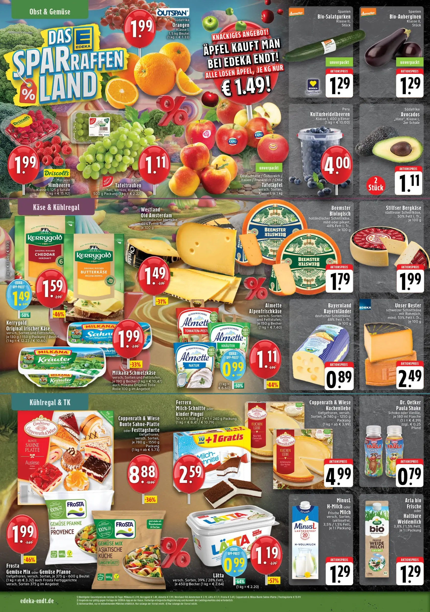 Edeka prospekt Wegberg	 (ab 13.10.2025) » Angebote Online | Seite: 4 | Produkte: Margarine, Orangen, Fertiggerichte, Sahne