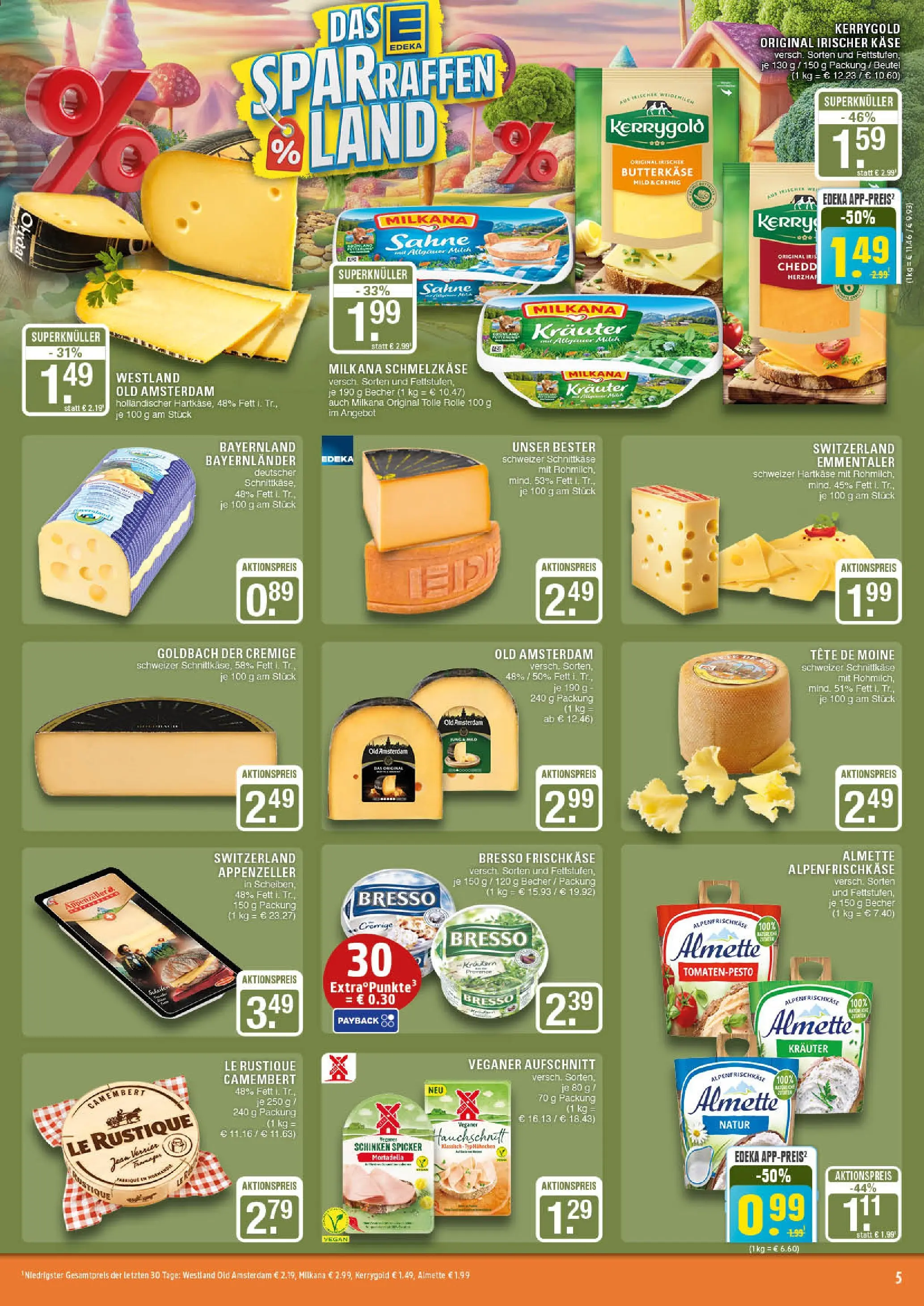 Edeka prospekt Marl	 (ab 13.10.2025) » Angebote Online | Seite: 5 | Produkte: Almette, Schinken, Sahne, Frischkase