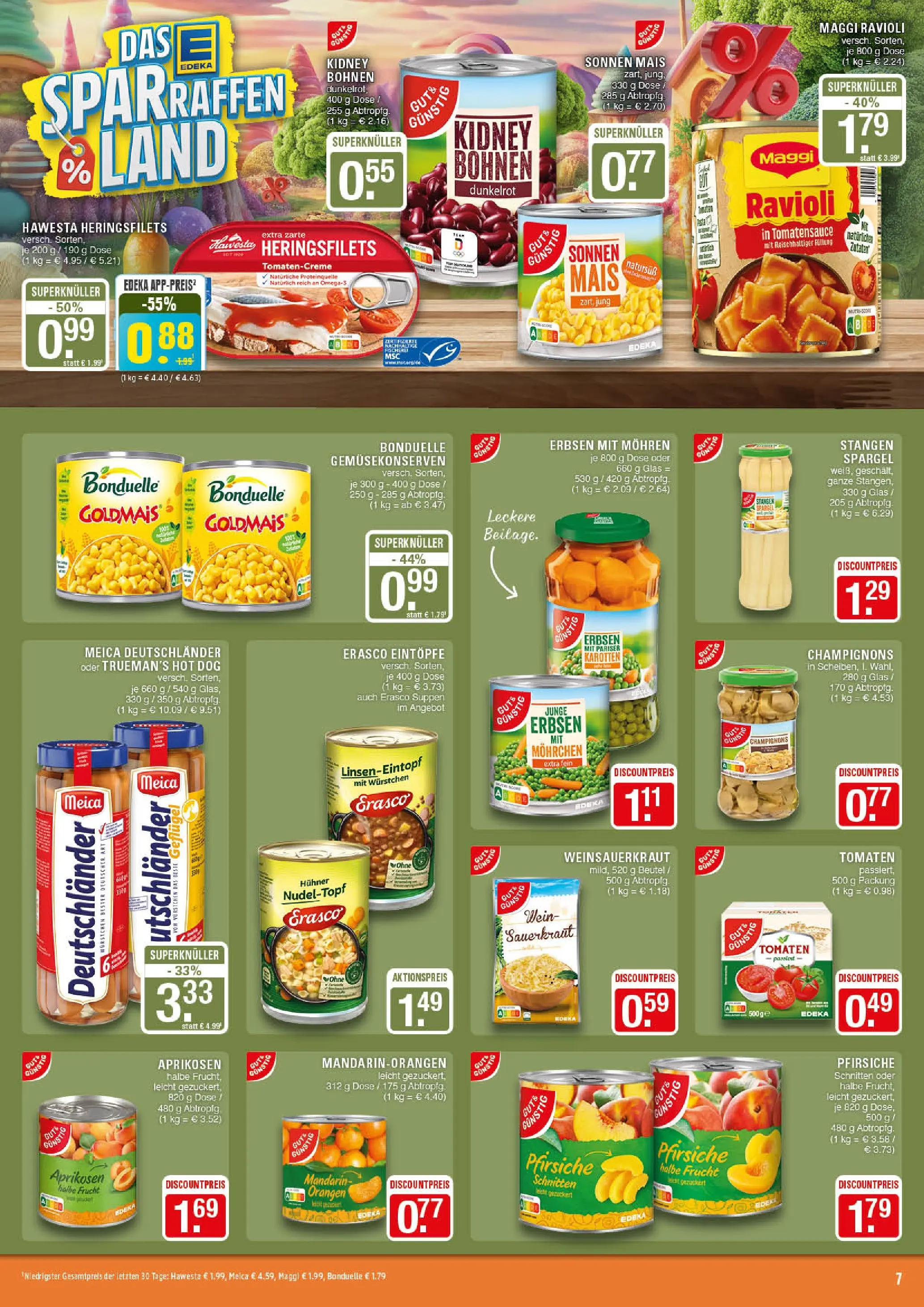 Edeka prospekt Marl	 (ab 13.10.2025) » Angebote Online | Seite: 7 | Produkte: Orangen, Mohren, Wein, Erasco