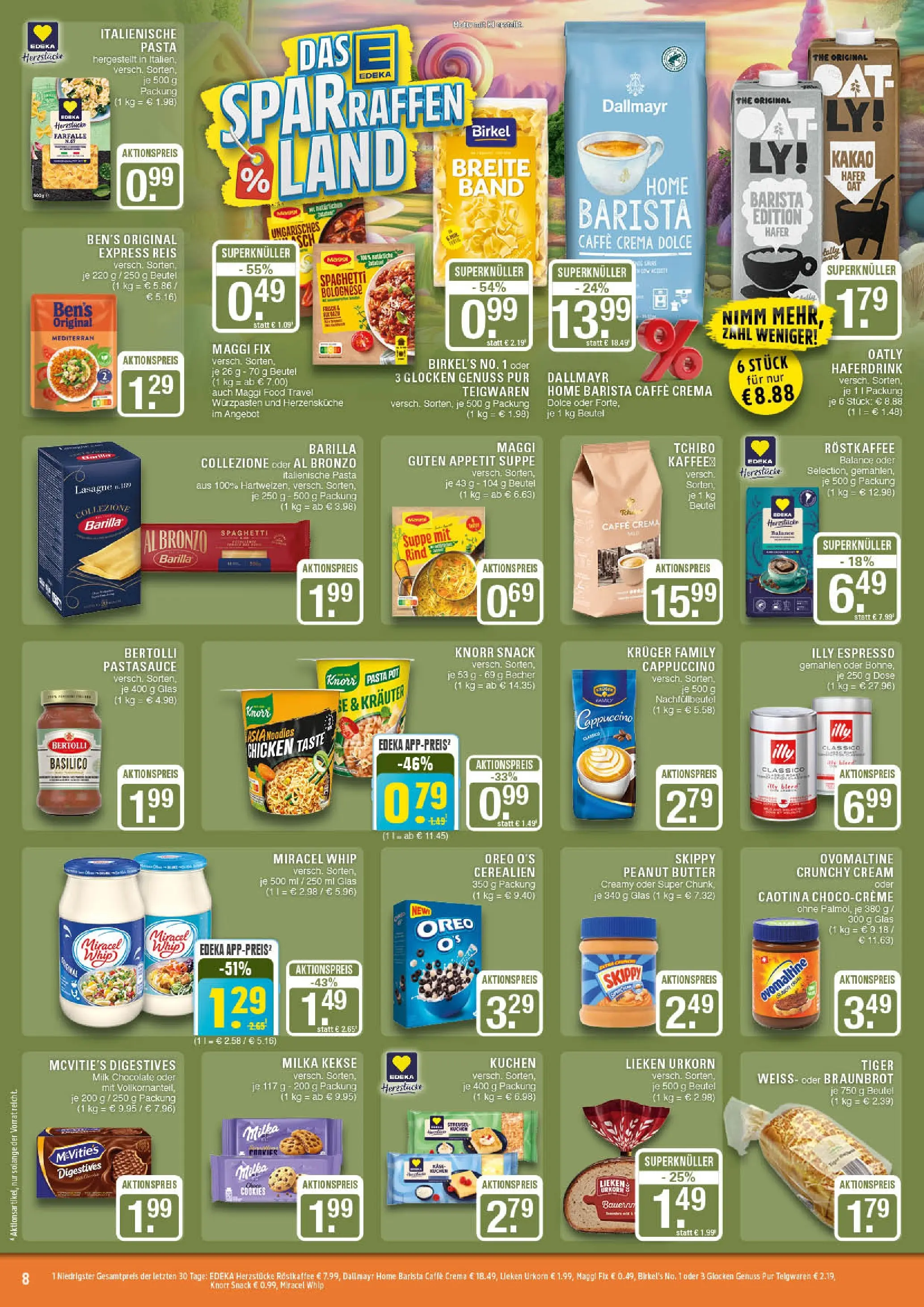 Edeka prospekt Marl	 (ab 13.10.2025) » Angebote Online | Seite: 8 | Produkte: Miracel whip, Dallmayr, Maggi fix, Kuchen