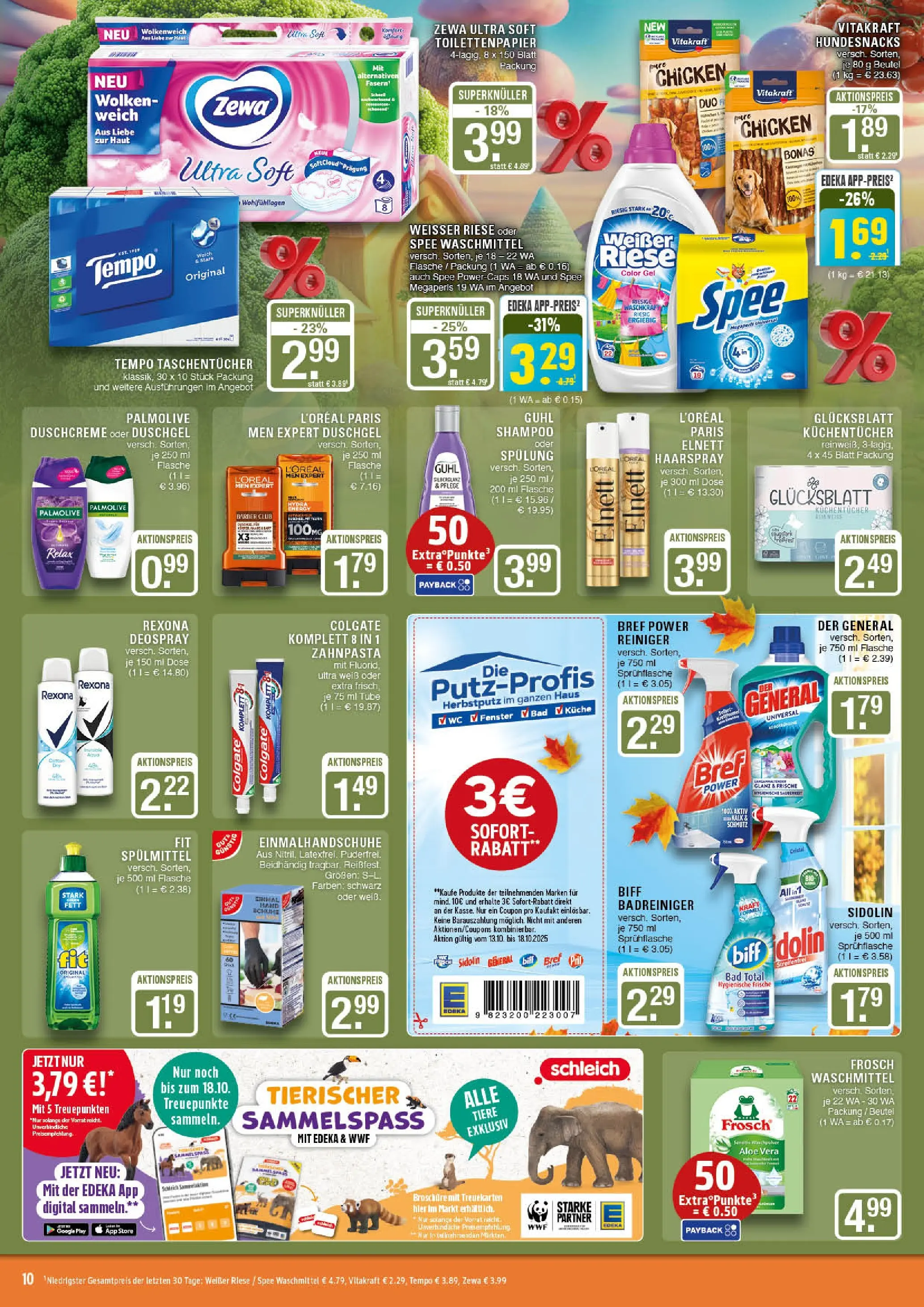 Edeka prospekt Marl	 (ab 13.10.2025) » Angebote Online | Seite: 10 | Produkte: Spülung, Deodorant, Shower Gel, Duschcreme