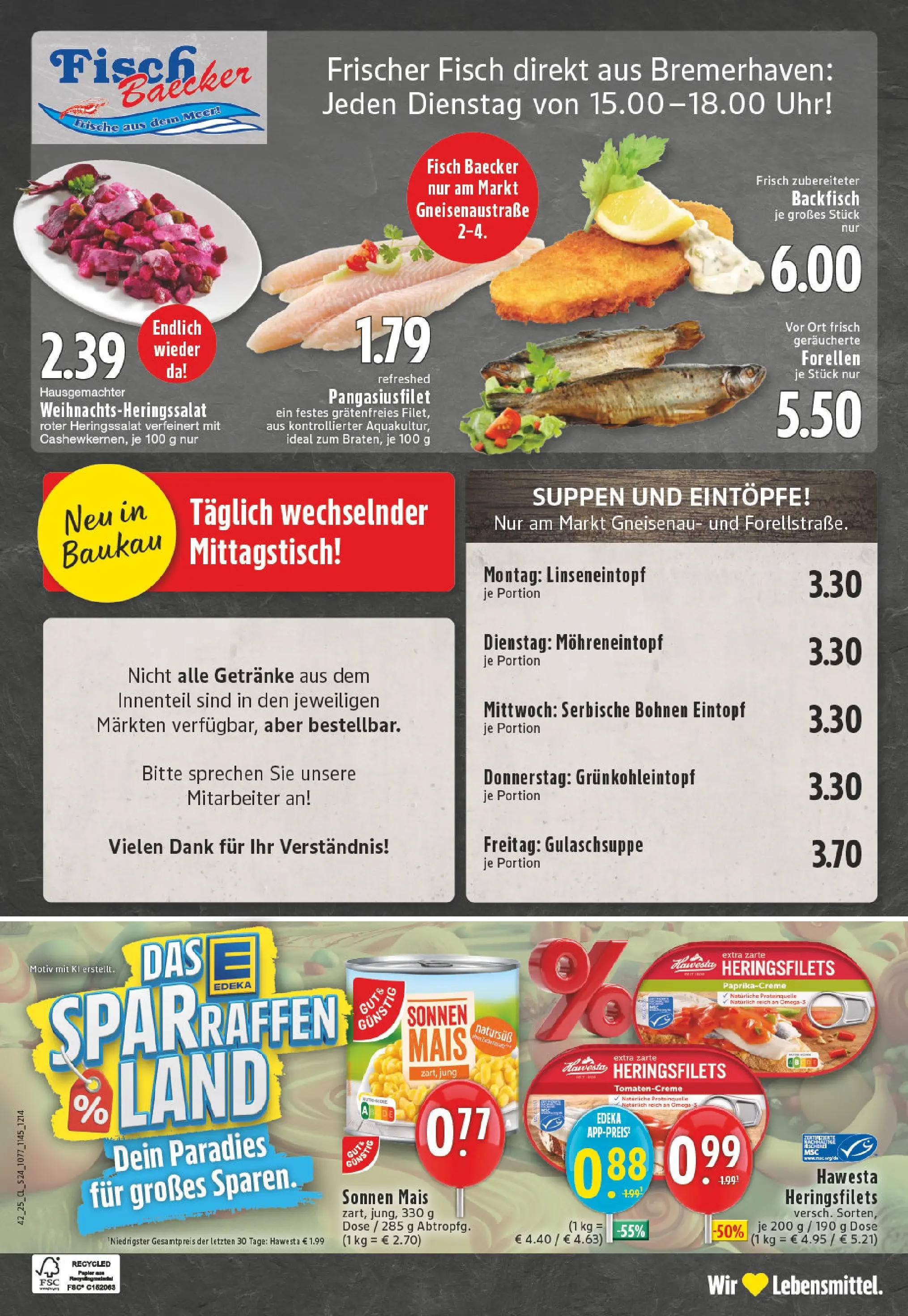Edeka prospekt Herne	 (ab 13.10.2025) » Angebote Online | Seite: 24 | Produkte: Fisch, Uhr