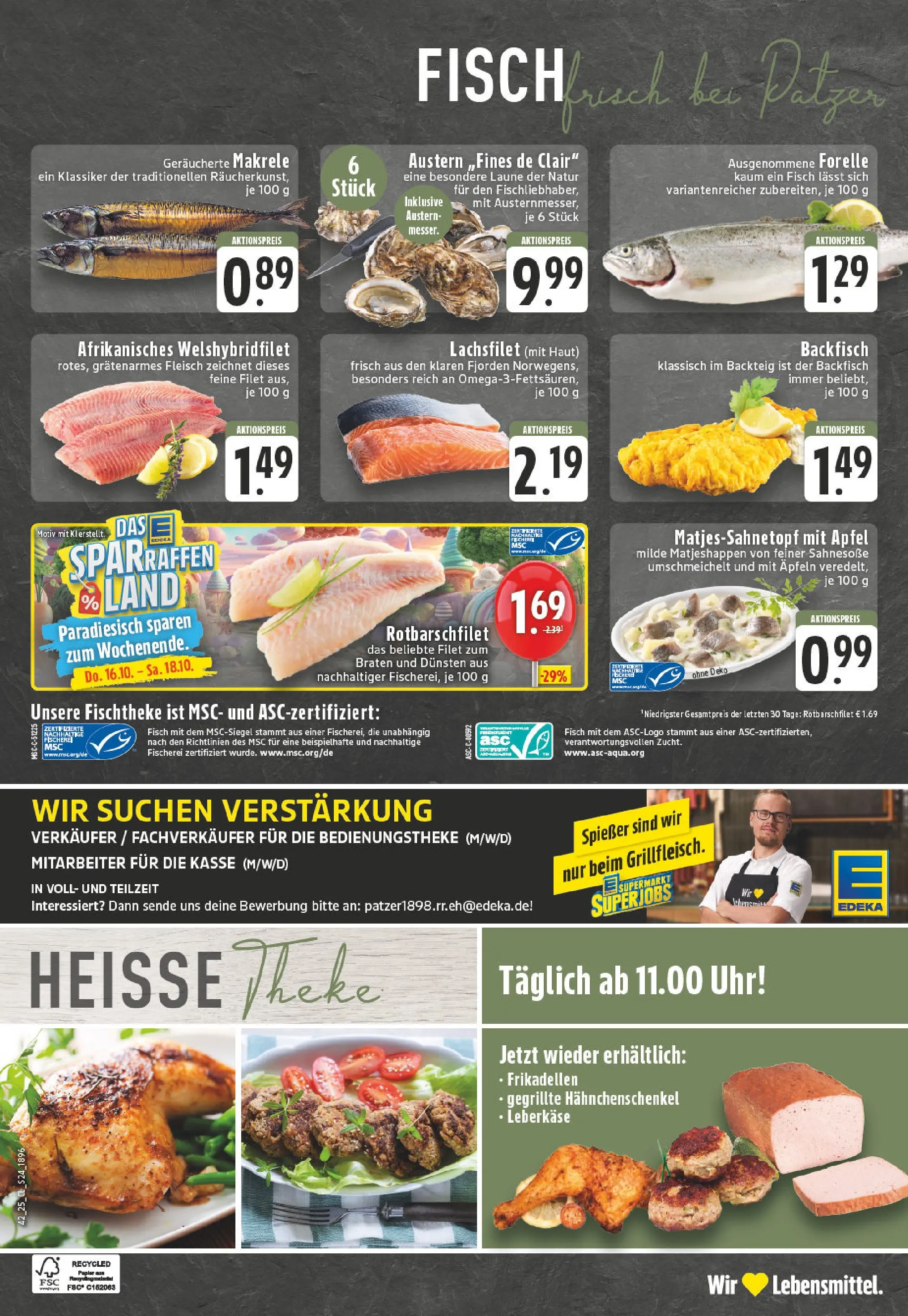 Edeka prospekt Lünen	 (ab 13.10.2025) » Angebote Online | Seite: 24 | Produkte: Äpfel, Fisch, Fleisch, Uhr