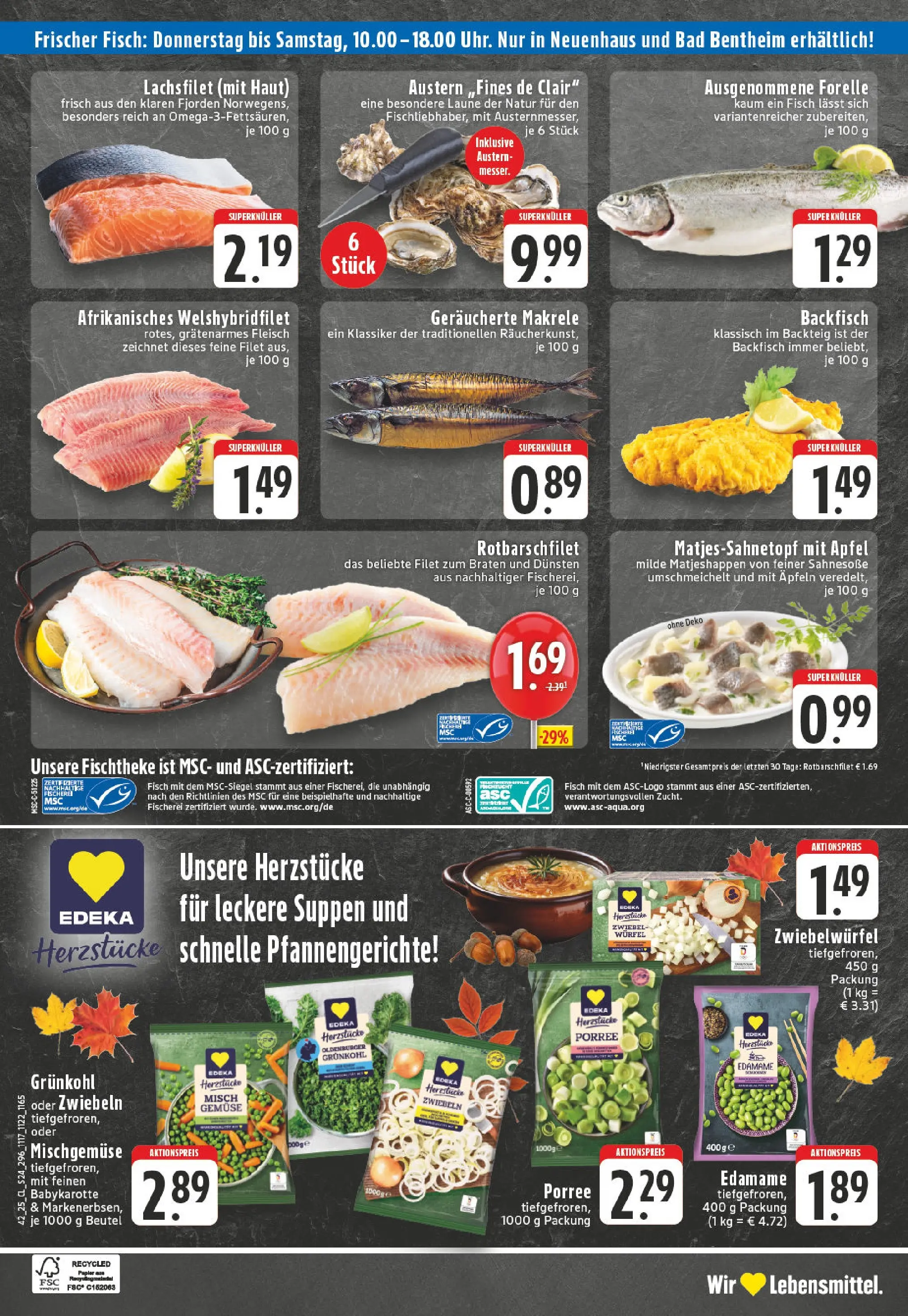 Edeka prospekt Thuine	 (ab 13.10.2025) » Angebote Online | Seite: 24 | Produkte: Apple, Fisch, Gemüse, Fleisch