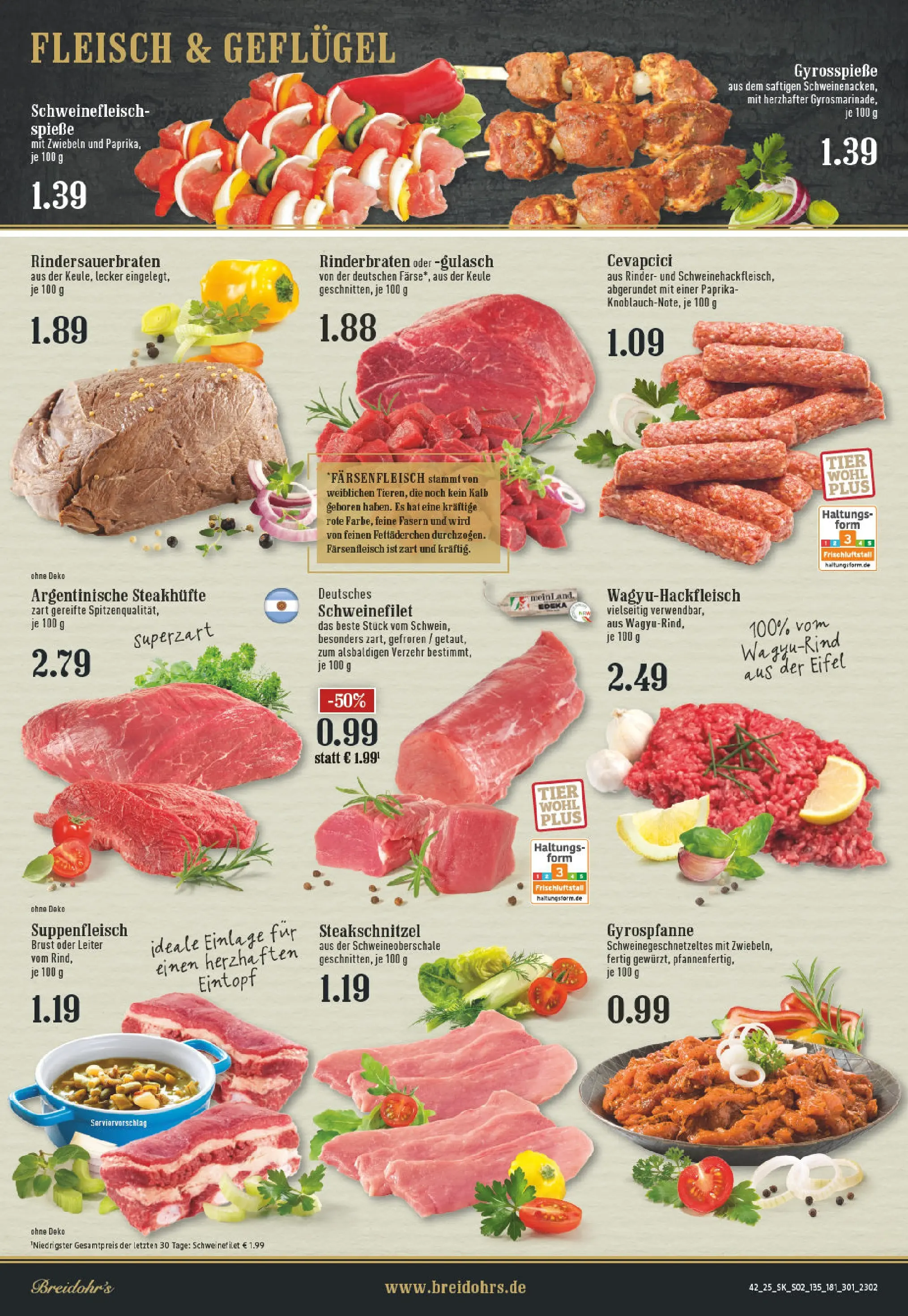Edeka prospekt Rösrath	 (ab 13.10.2025) » Angebote Online | Seite: 2 | Produkte: Cevapcici, Zwiebeln, Paprika, Schweinefleisch
