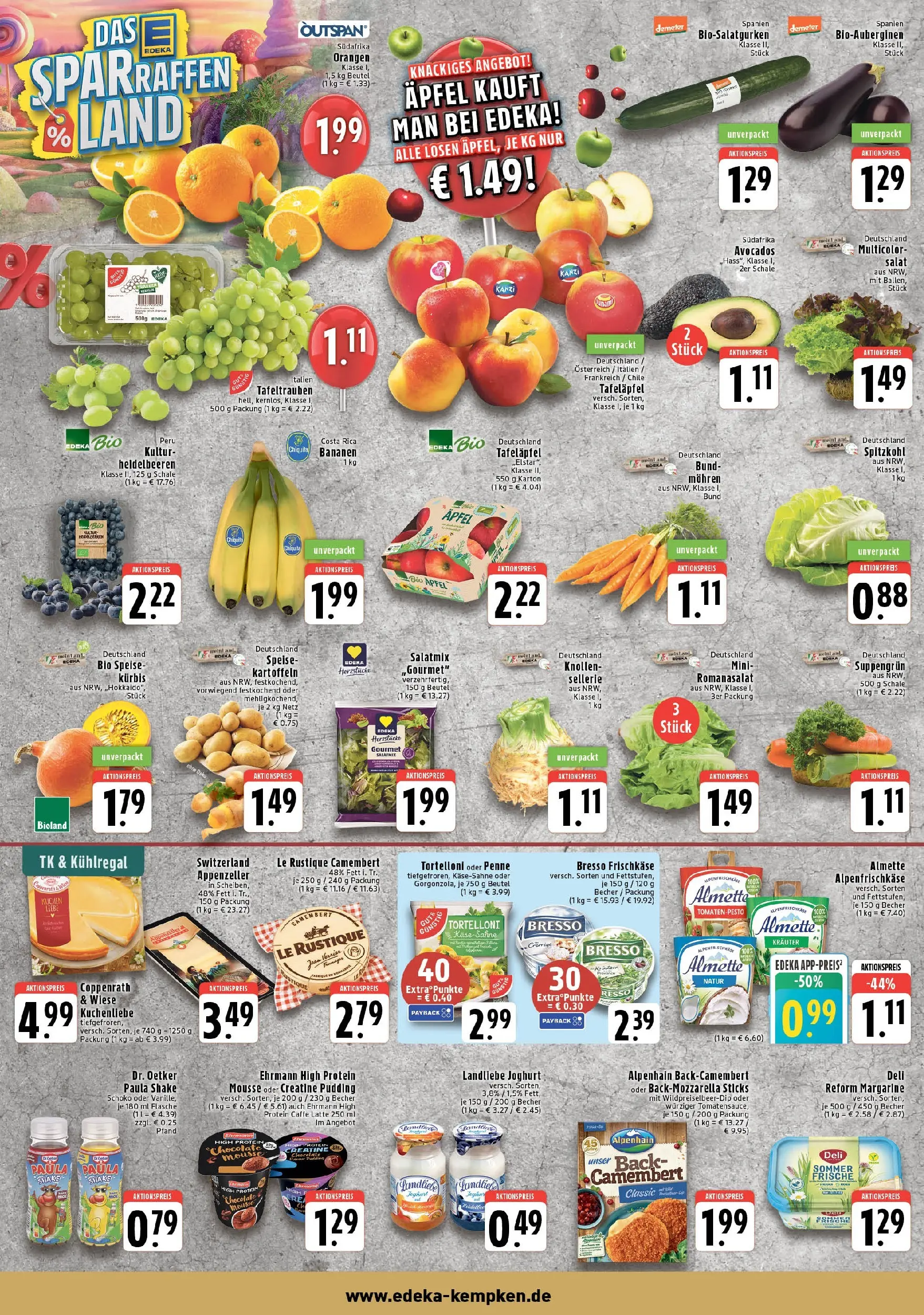 Edeka prospekt Krefeld - Hüls	 (ab 13.10.2025) » Angebote Online | Seite: 4 | Produkte: Margarine, Joghurt, Bananen, Landliebe joghurt