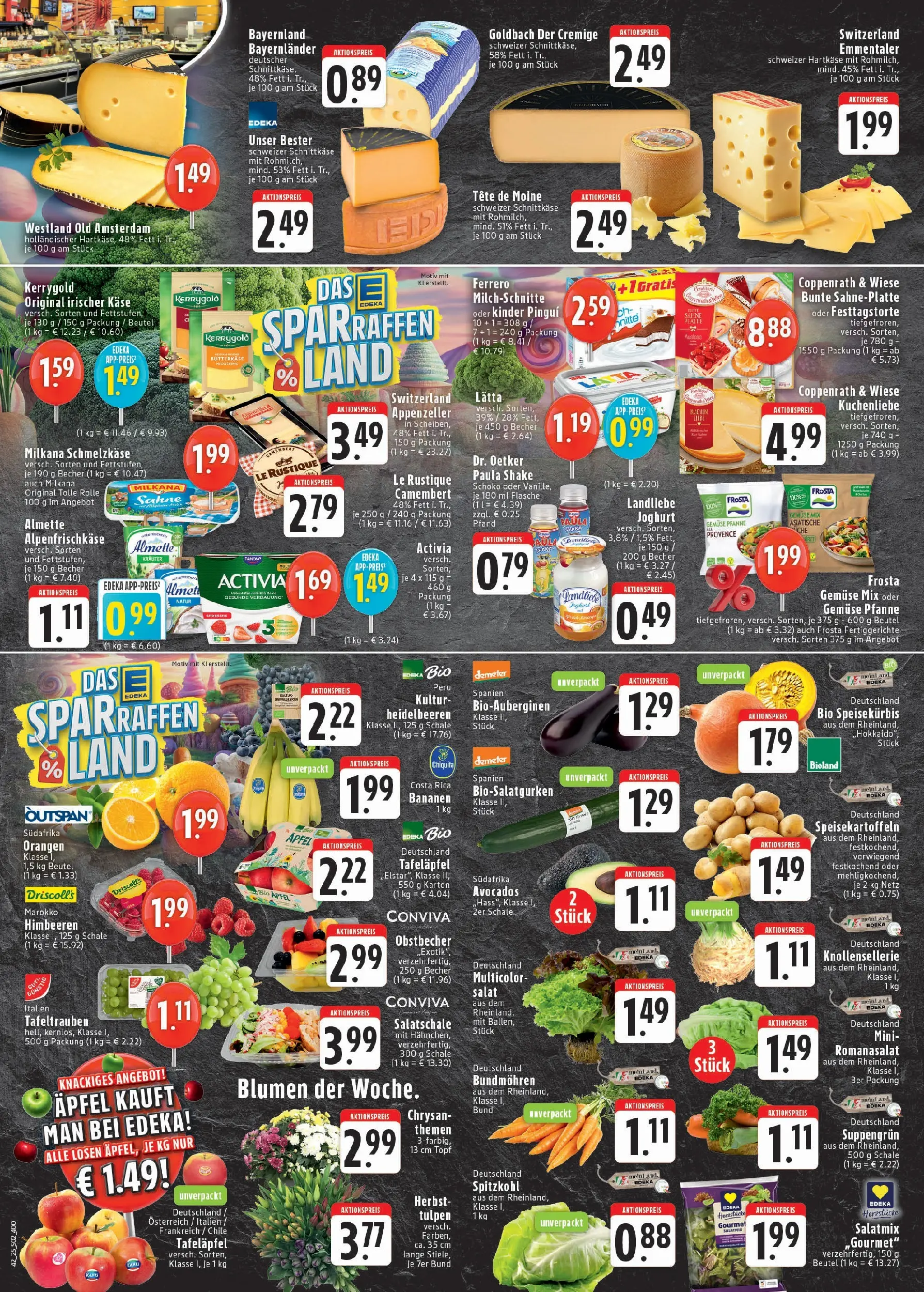 Edeka prospekt Bad Honnef	 (ab 13.10.2025) » Angebote Online | Seite: 2 | Produkte: Activia, Margarine, Joghurt, Salat