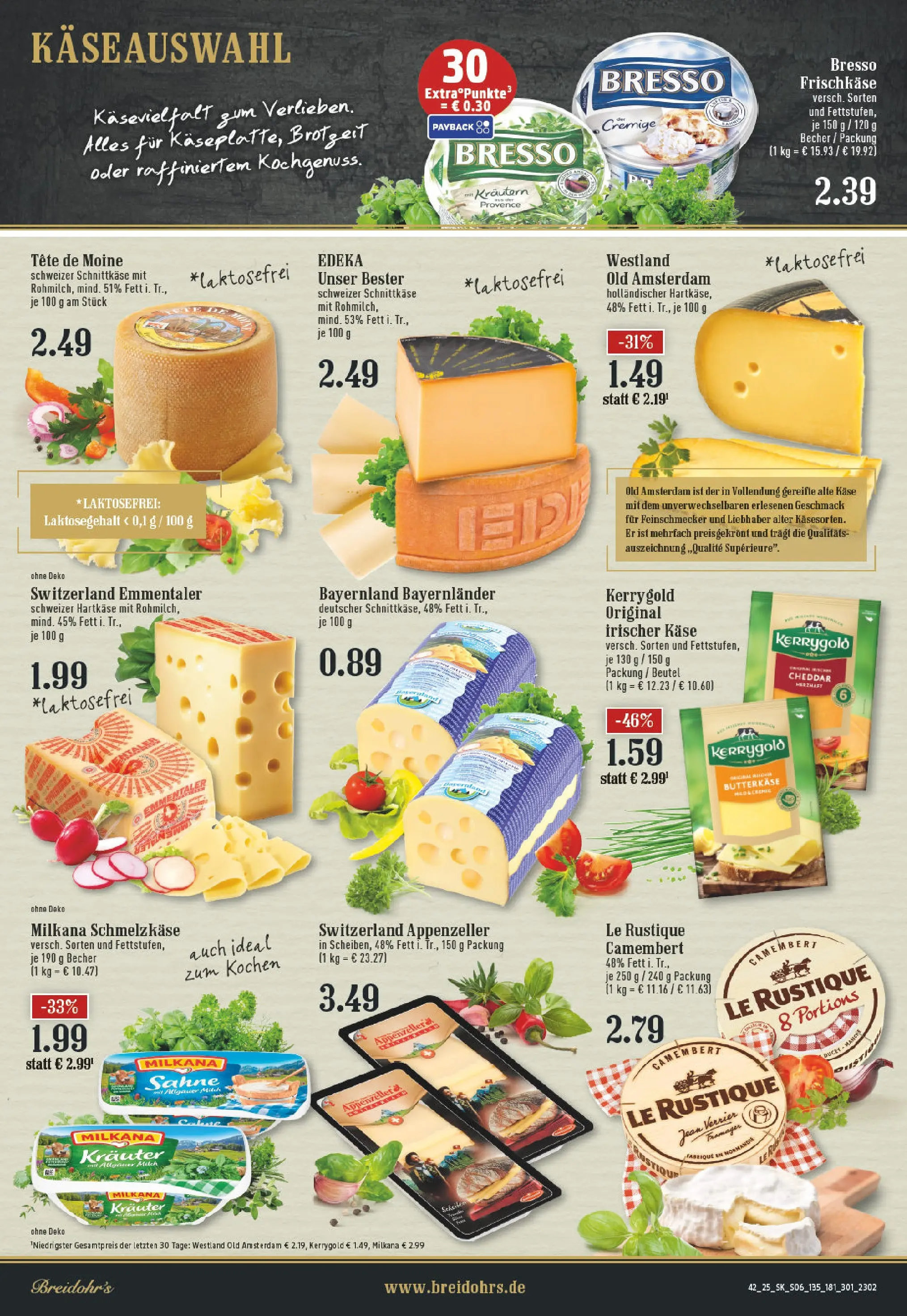Edeka prospekt Rösrath	 (ab 13.10.2025) » Angebote Online | Seite: 6 | Produkte: Milch, Milkana, Bresso, Frischkase