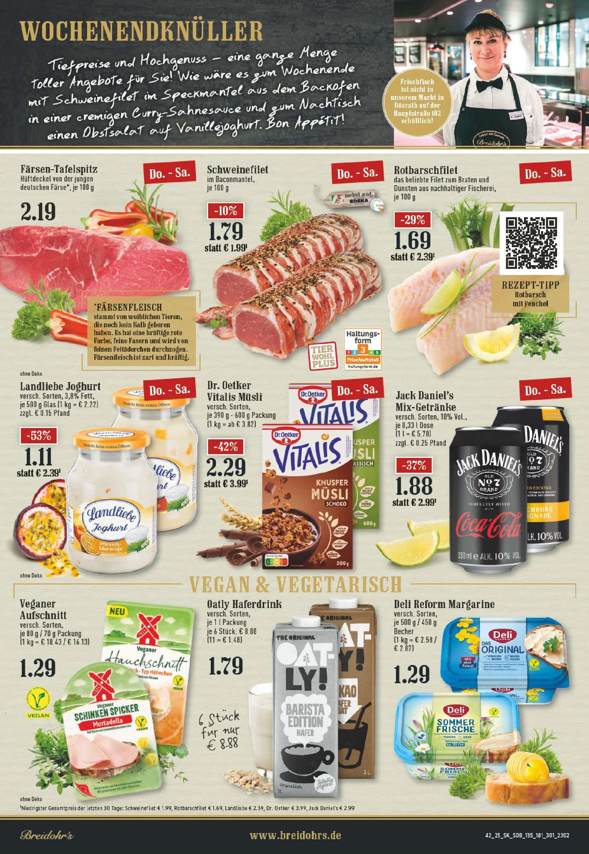 Edeka prospekt Rösrath	 (ab 13.10.2025) » Angebote Online | Seite: 8 | Produkte: Cola, Joghurt, Schweinefilet, Oatly