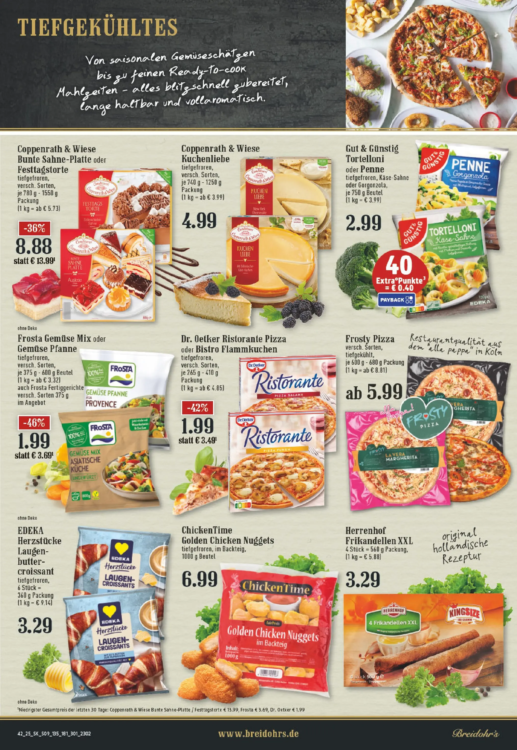 Edeka prospekt Rösrath	 (ab 13.10.2025) » Angebote Online | Seite: 9 | Produkte: Pasta, Salami, Kuchen, Sahne