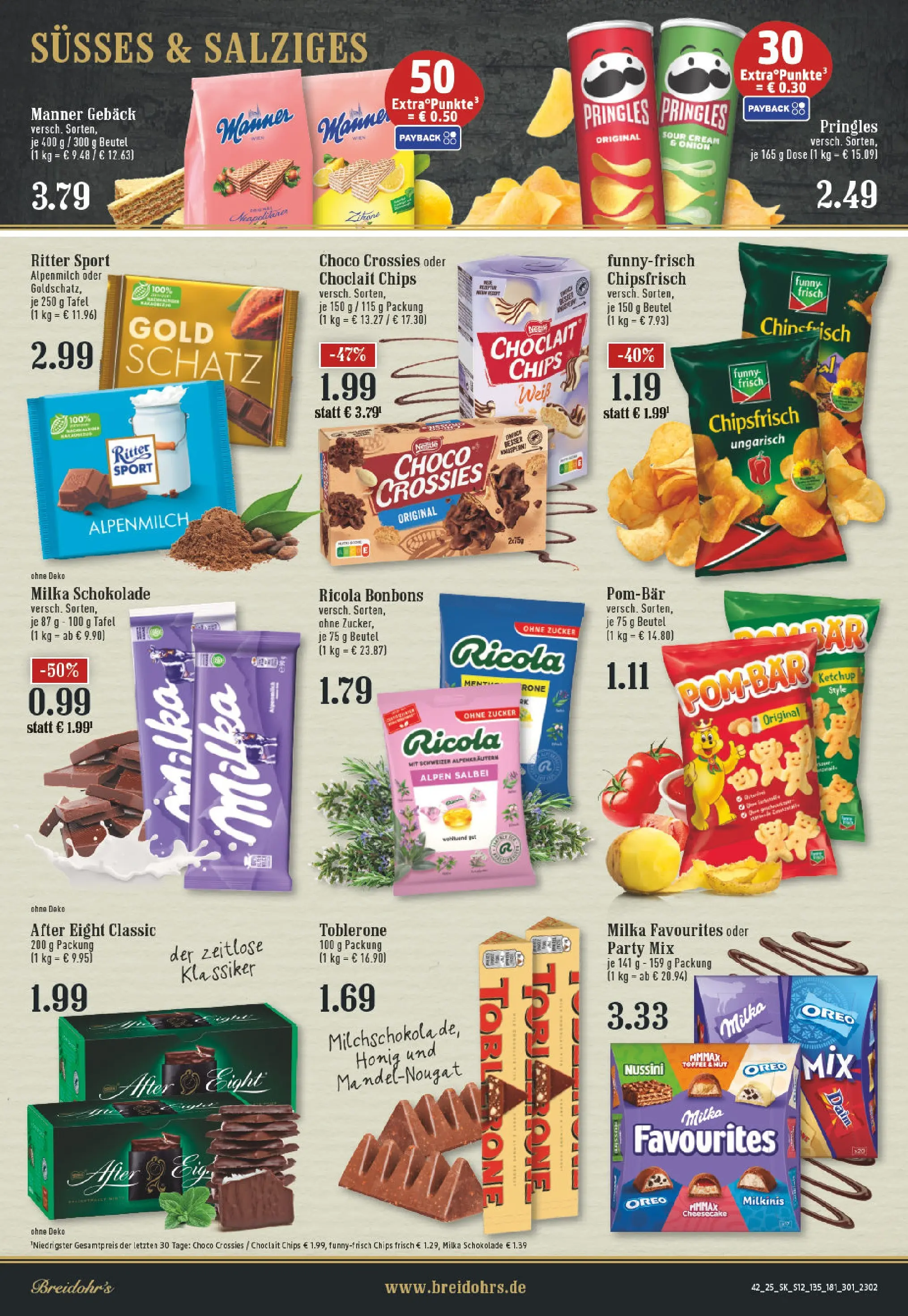 Edeka prospekt Rösrath	 (ab 13.10.2025) » Angebote Online | Seite: 12 | Produkte: Schokolade, Funny frisch, Zucker, Pringles
