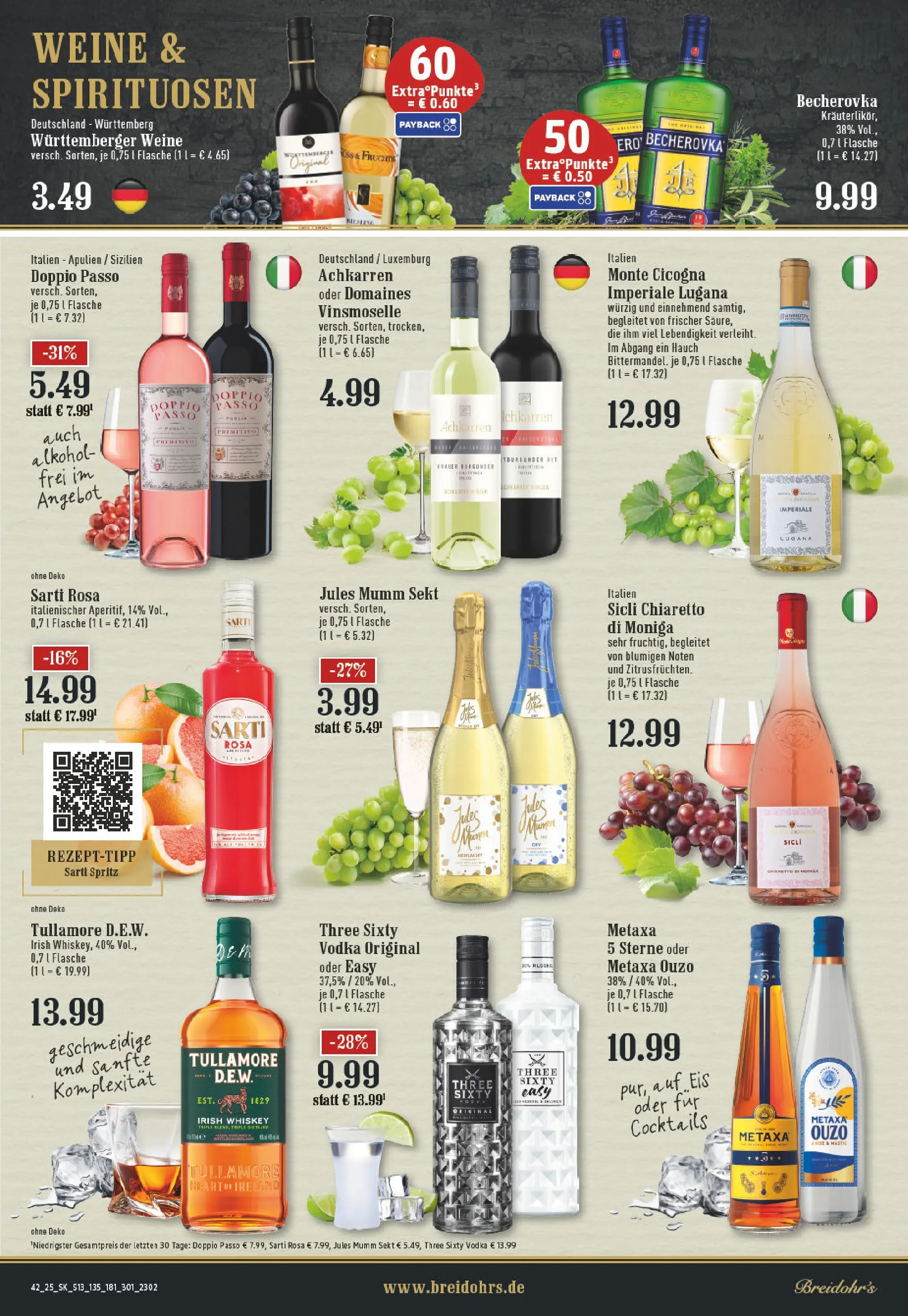 Edeka prospekt Rösrath	 (ab 13.10.2025) » Angebote Online | Seite: 13 | Produkte: Sekt, Doppio Passo, Vodka, Whiskey