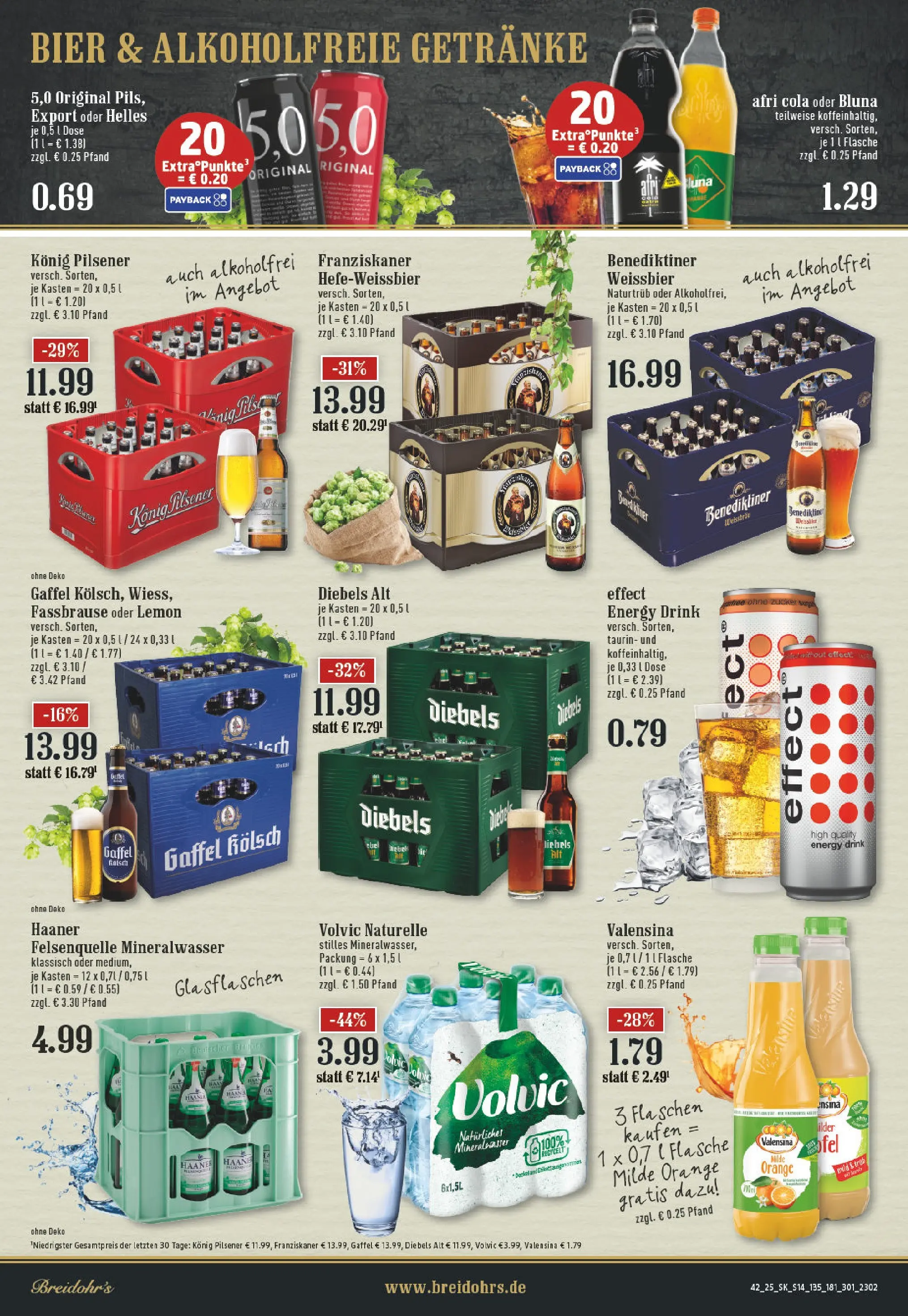 Edeka prospekt Rösrath	 (ab 13.10.2025) » Angebote Online | Seite: 14 | Produkte: Franziskaner, Weißbier, Mineralwasser, Volvic