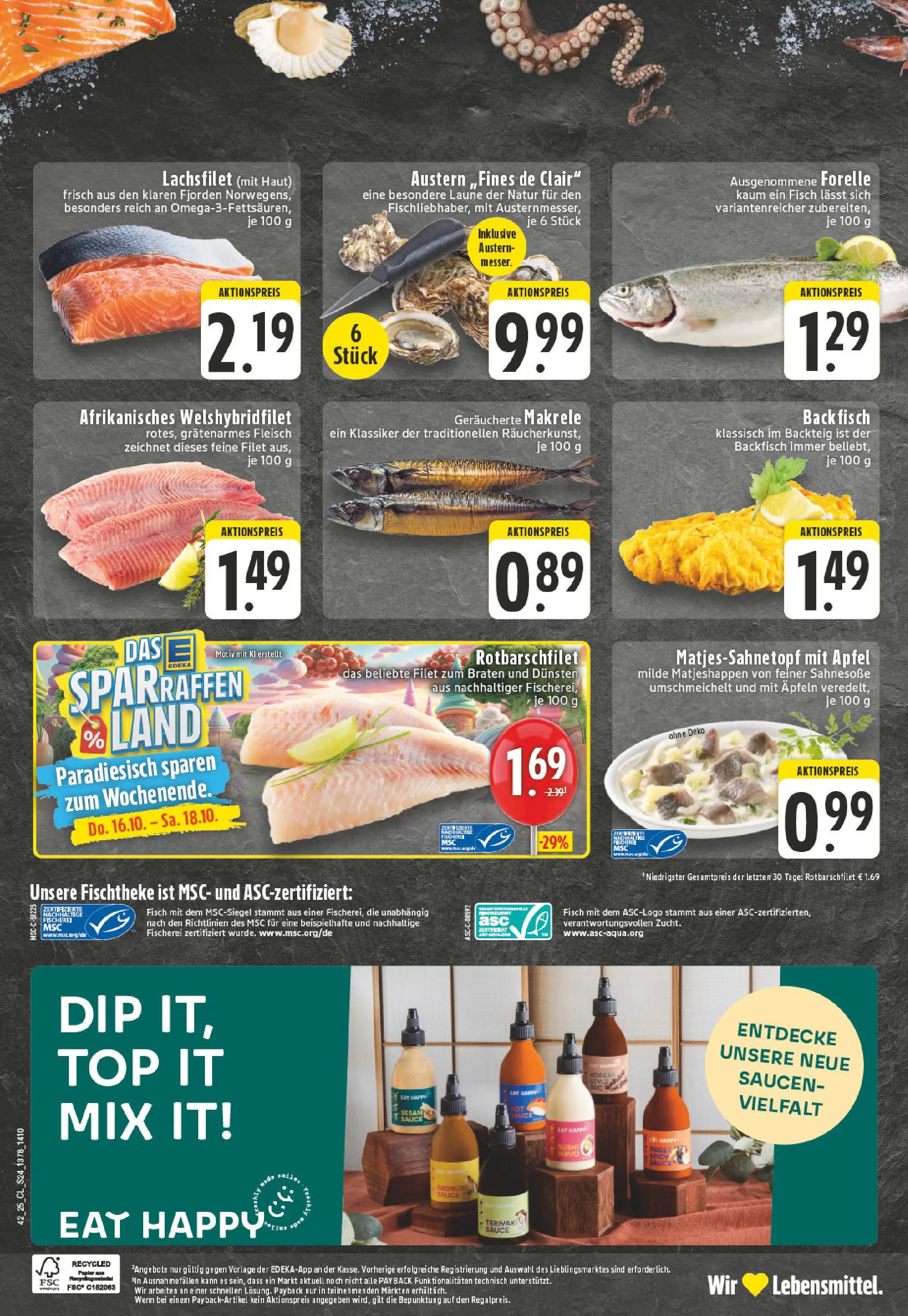 Edeka prospekt Ransbach-Baumbach	 (ab 13.10.2025) » Angebote Online | Seite: 24 | Produkte: Erdnüsse, Äpfel, Fisch, Fleisch