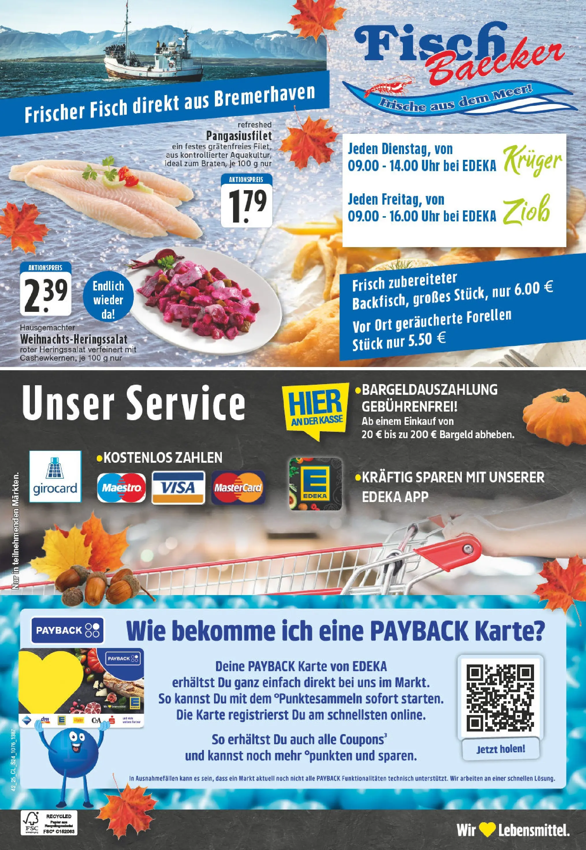 Edeka prospekt Herne	 (ab 13.10.2025) » Angebote Online | Seite: 24 | Produkte: Fisch, Uhr