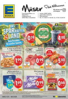 Edeka prospekt Moers	 ab 13.10.2025 gültig