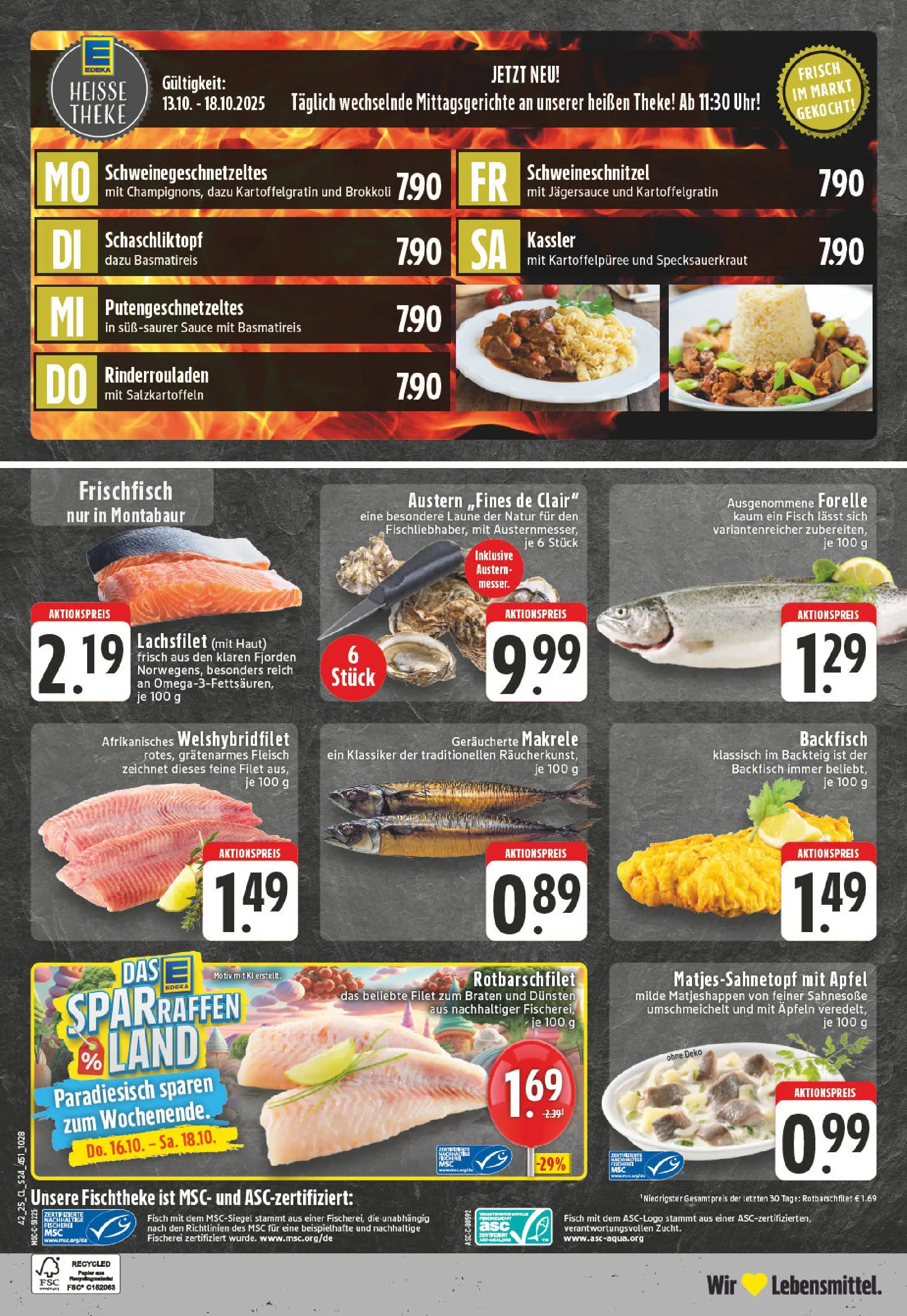 Edeka prospekt Neuwied	 (ab 13.10.2025) » Angebote Online | Seite: 24 | Produkte: Rinderrouladen, Basmatireis, Fisch, Brokkoli