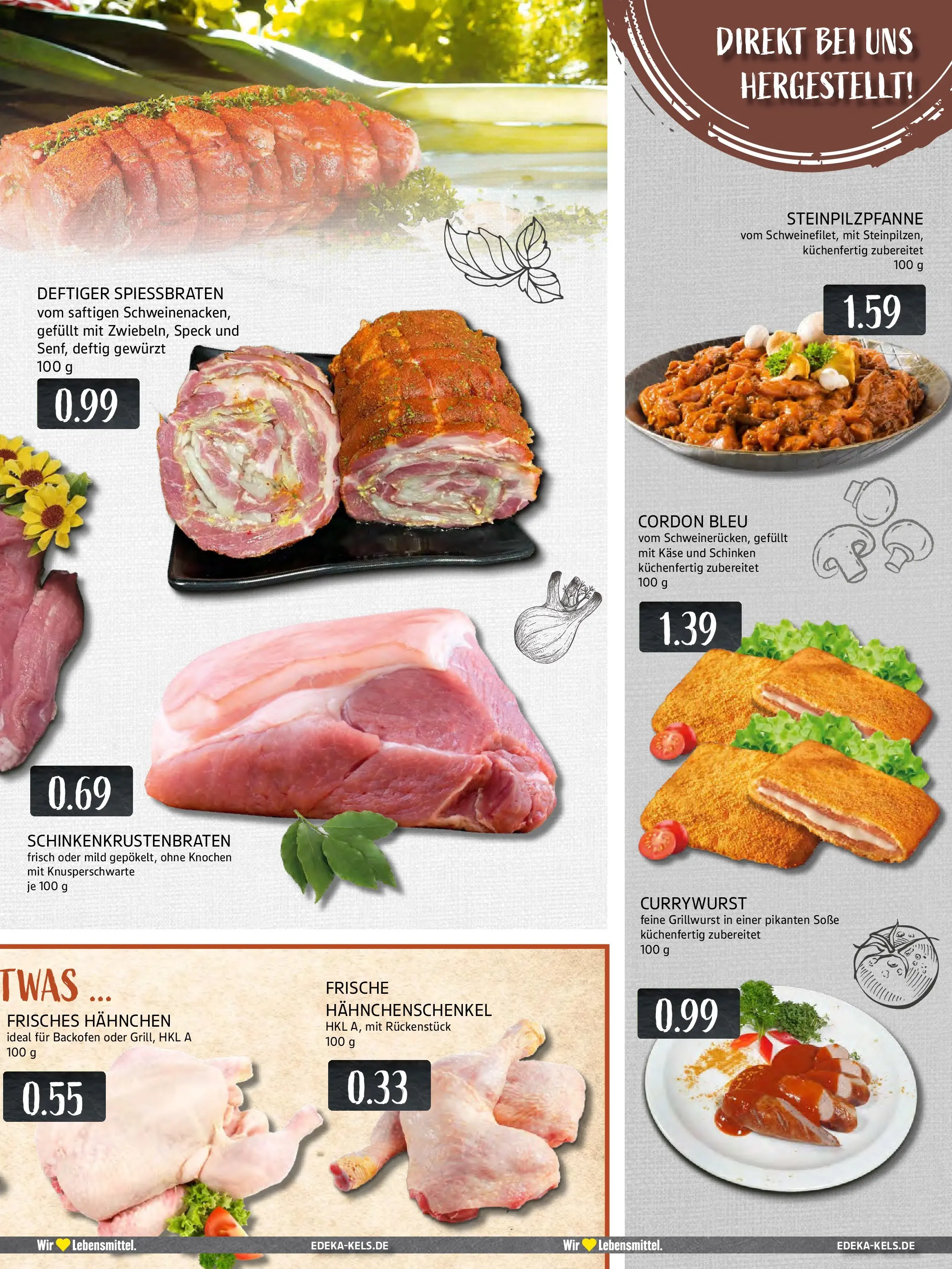 Edeka prospekt Ratingen-Hösel	 (ab 13.10.2025) » Angebote Online | Seite: 3 | Produkte: Hahnchen, Käse, Soße, Backofen