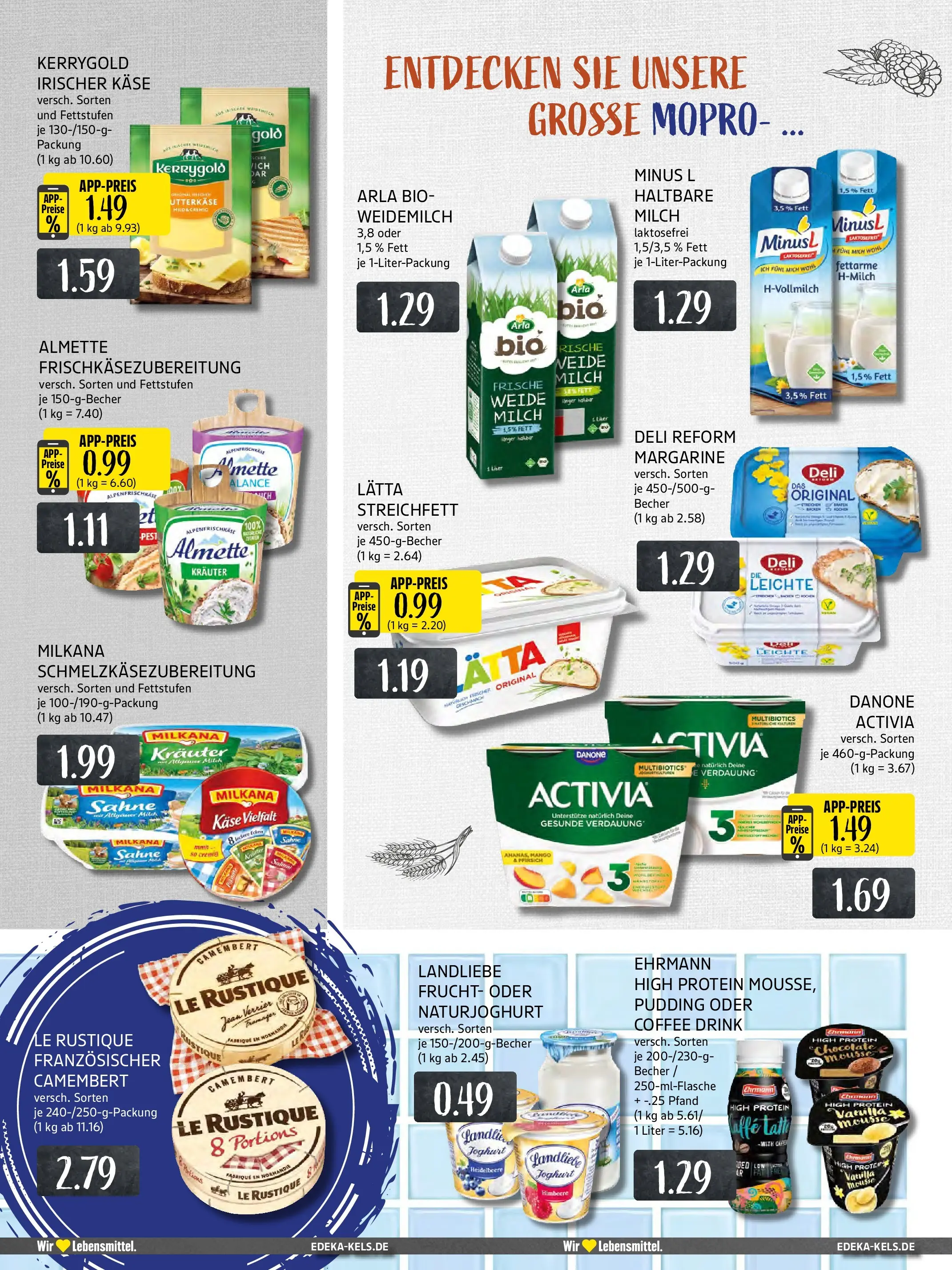 Edeka prospekt Ratingen-Hösel	 (ab 13.10.2025) » Angebote Online | Seite: 10 | Produkte: Almette, Milch, Käse, Joghurt