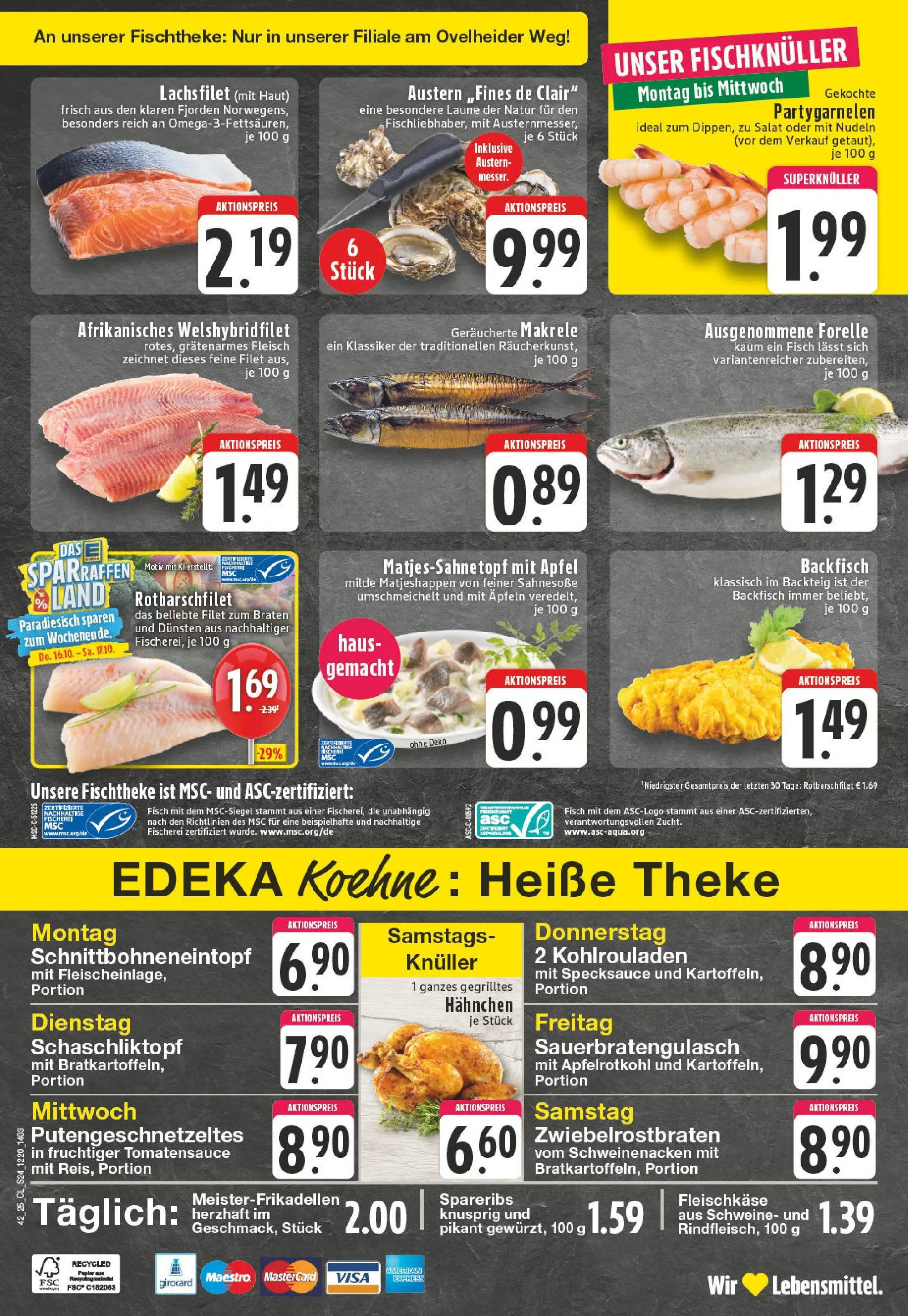 Edeka prospekt Marl	 (ab 13.10.2025) » Angebote Online | Seite: 24 | Produkte: Hahnchen, Äpfel, Apple, Salat
