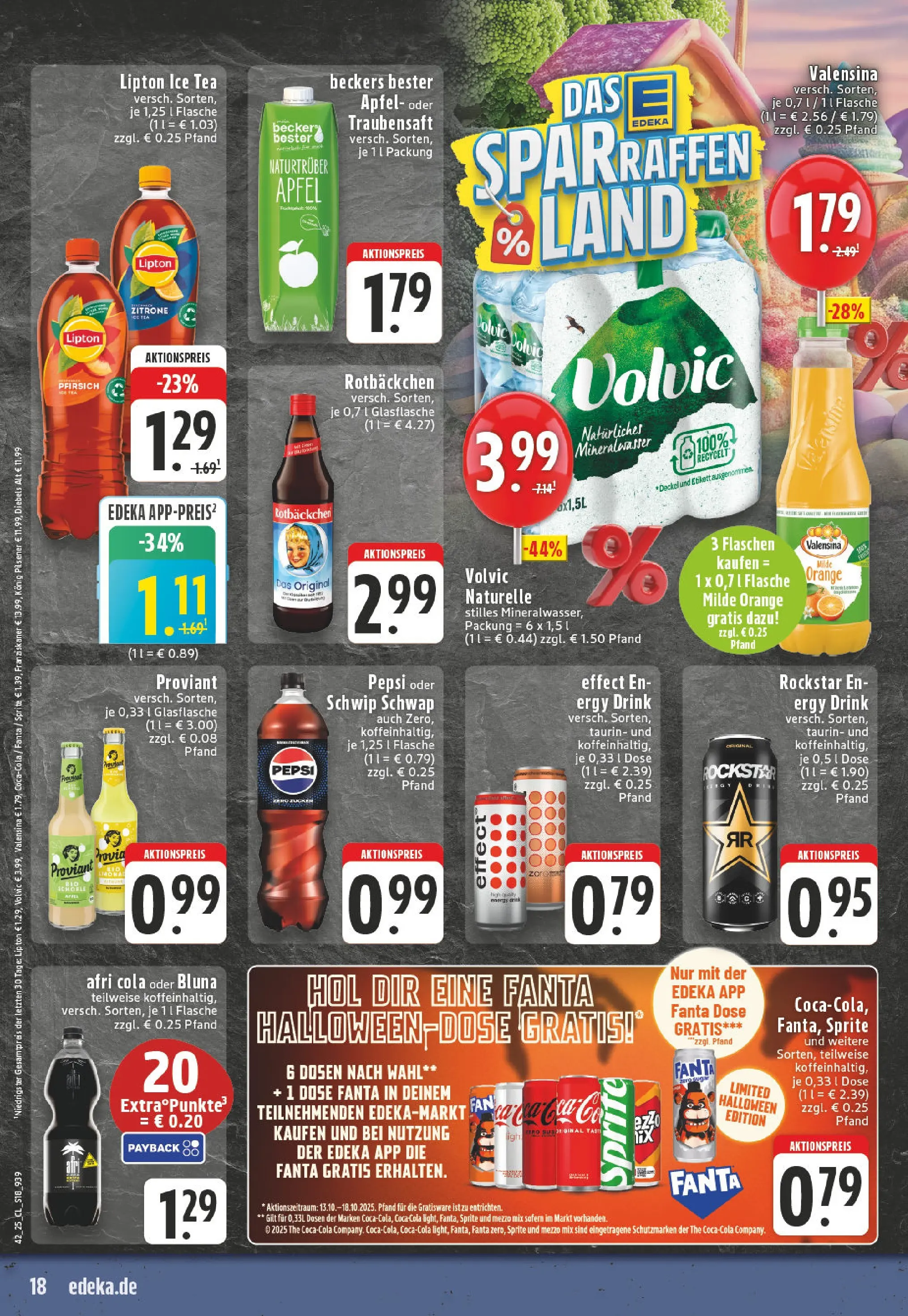 Edeka prospekt Iserlohn	 (ab 13.10.2025) » Angebote Online | Seite: 18 | Produkte: Franziskaner, Konig pilsener, Mineralwasser, Zitrone