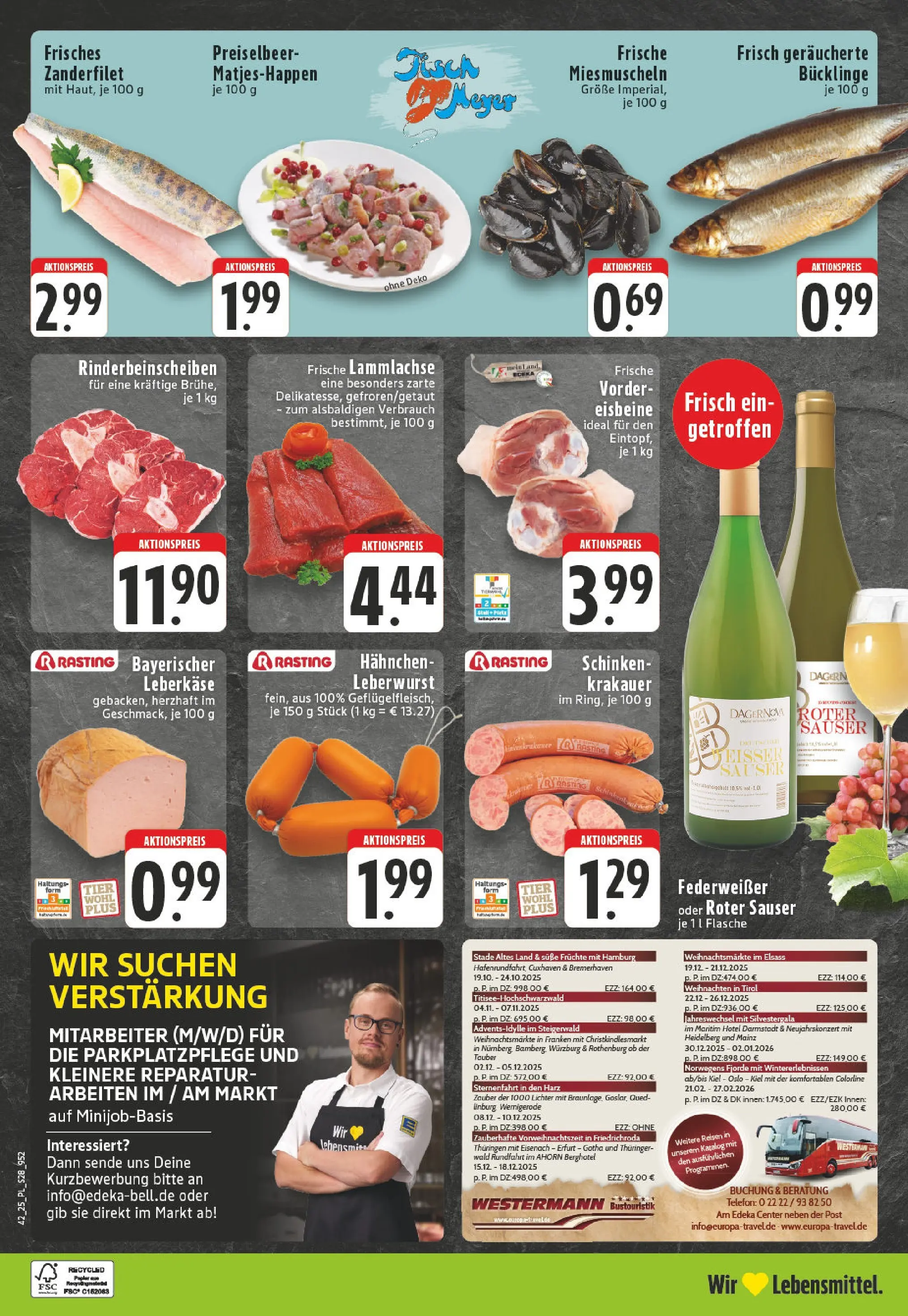 Edeka prospekt Bornheim	 (ab 13.10.2025) » Angebote Online | Seite: 28 | Produkte: Hahnchen, Fisch, Schinken, Leberkase