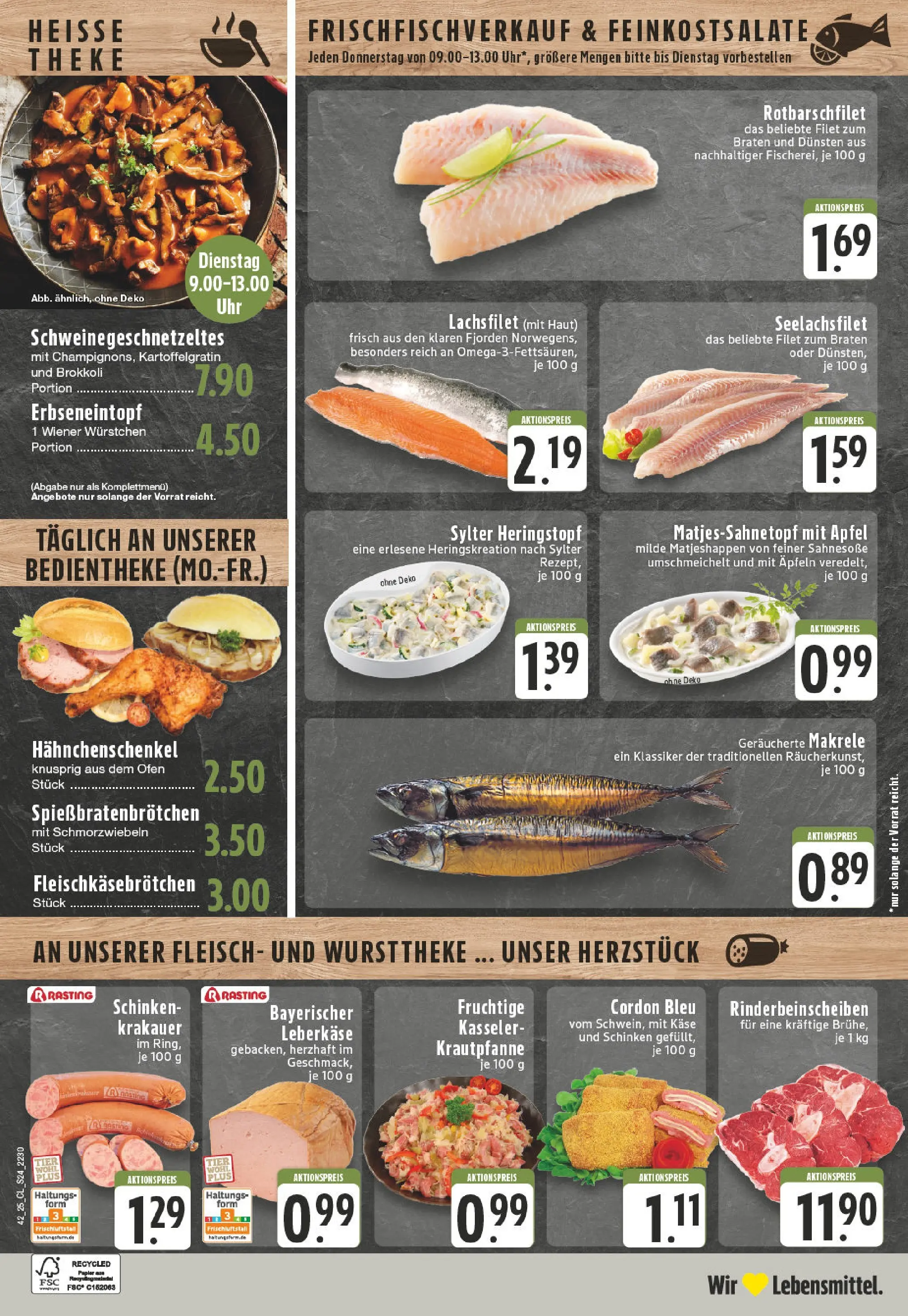 Edeka prospekt Leverkusen	 (ab 13.10.2025) » Angebote Online | Seite: 24 | Produkte: Hahnchenschenkel, Äpfel, Brokkoli, Leberkase