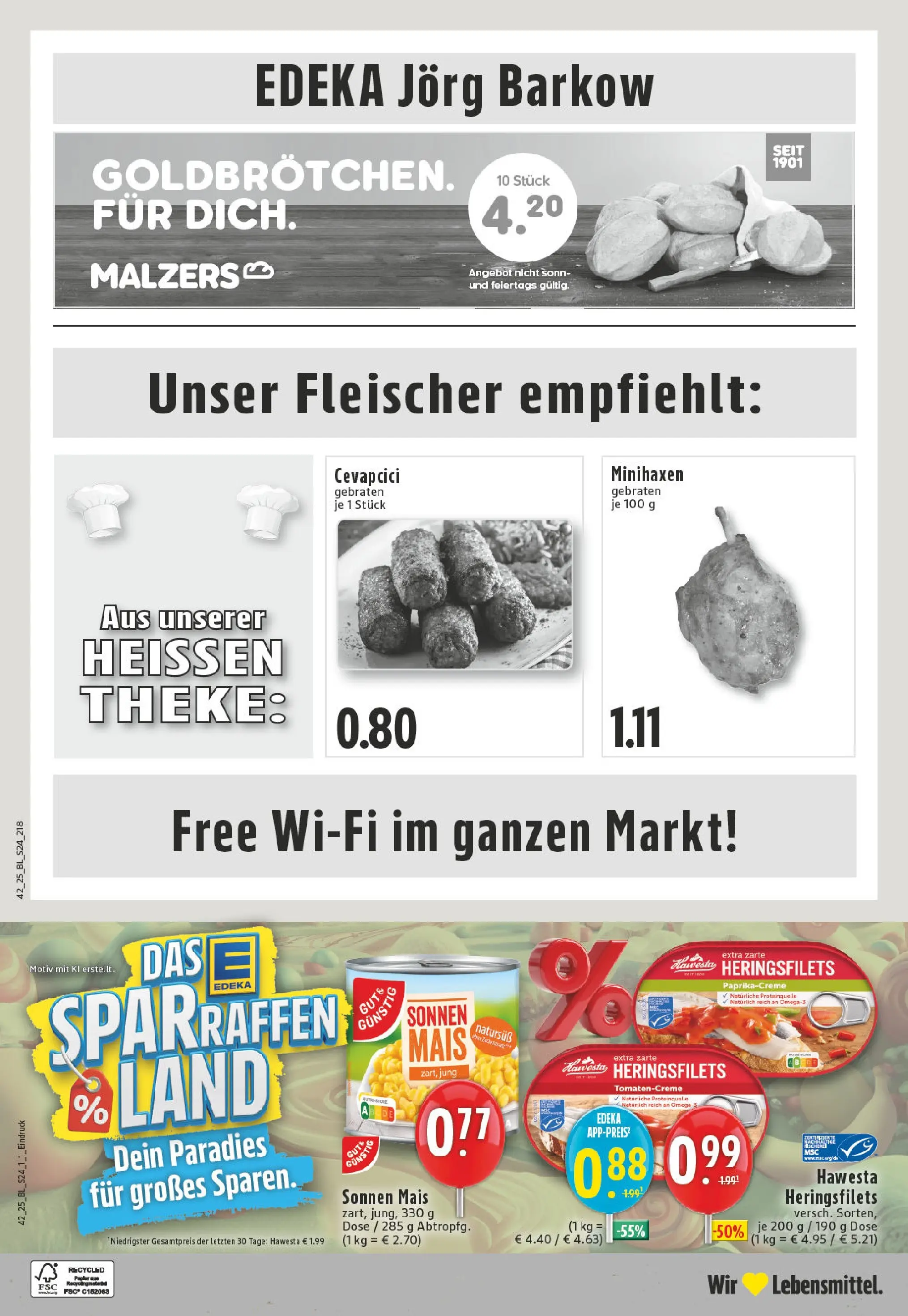 Edeka prospekt Oberhausen	 (ab 13.10.2025) » Angebote Online | Seite: 24 | Produkte: Theke, Cevapcici