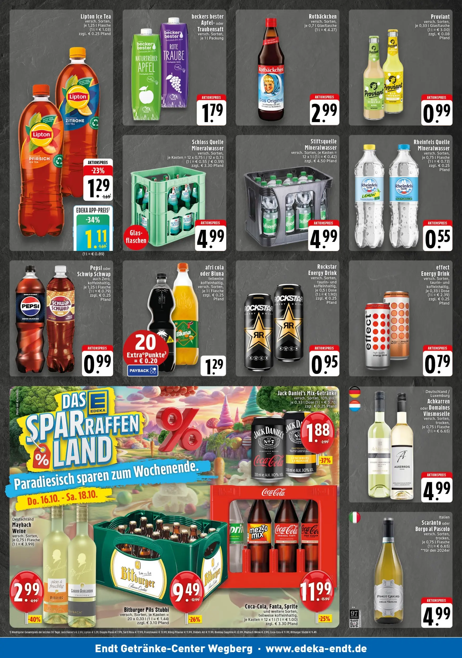 Edeka prospekt Wegberg	 (ab 13.10.2025) » Angebote Online | Seite: 2 | Produkte: Bitburger, Sprite, Jack Daniel's, Schwip schwap