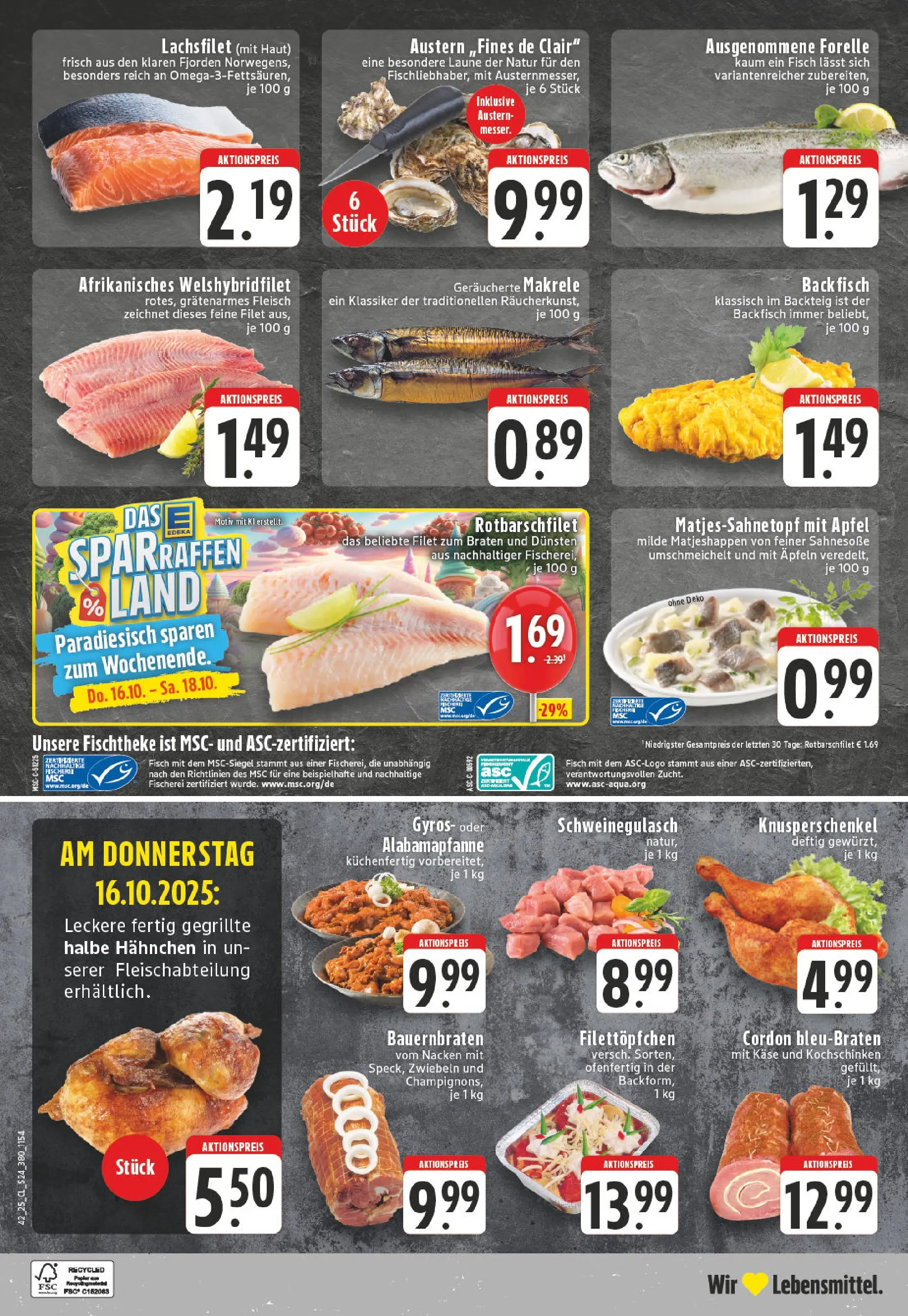 Edeka prospekt Höhn	 (ab 13.10.2025) » Angebote Online | Seite: 24 | Produkte: Schweinegulasch, Käse, Apple, Fleisch