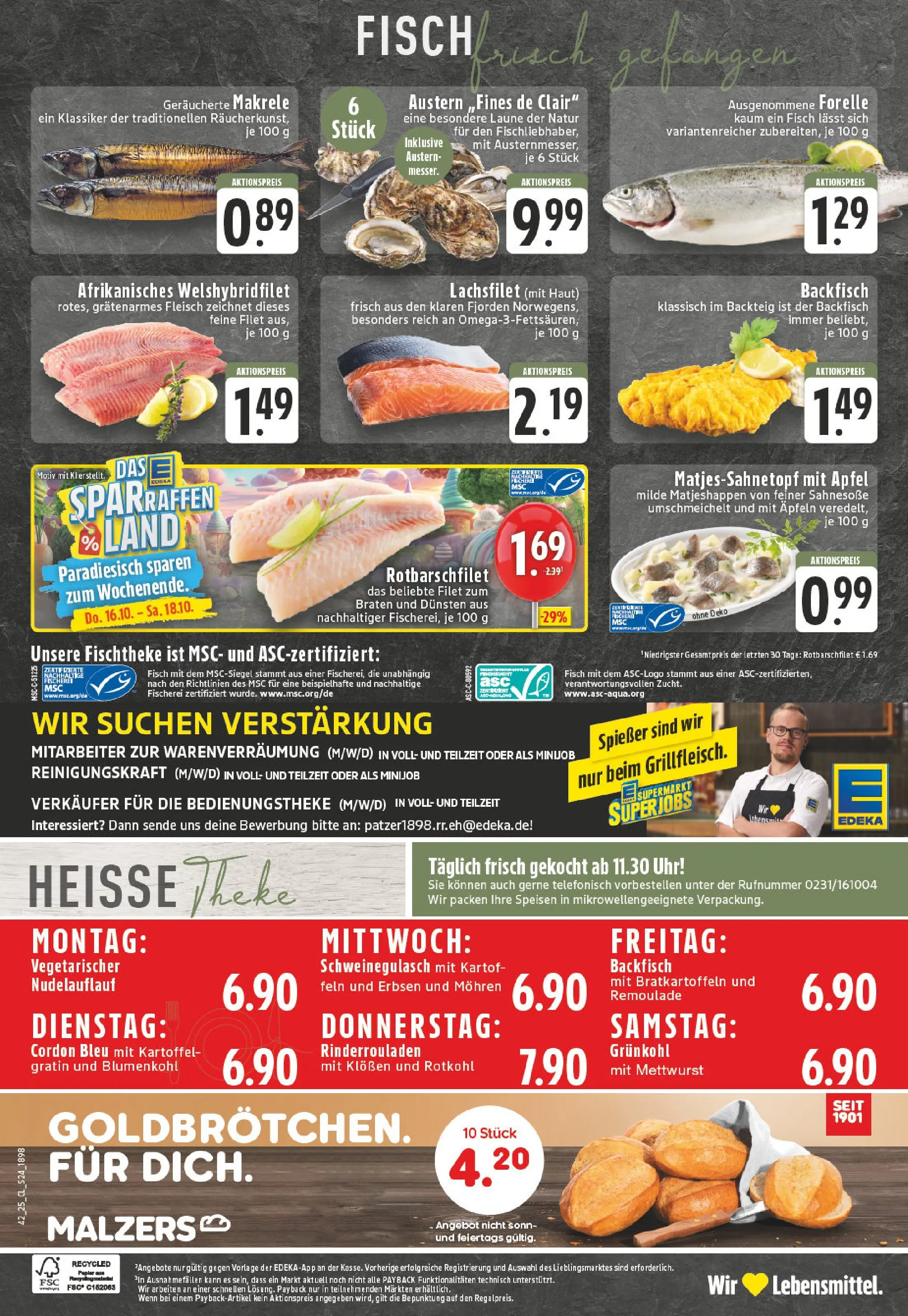 Edeka prospekt Dortmund	 (ab 13.10.2025) » Angebote Online | Seite: 24 | Produkte: Theke, Äpfel, Erbsen, Uhr