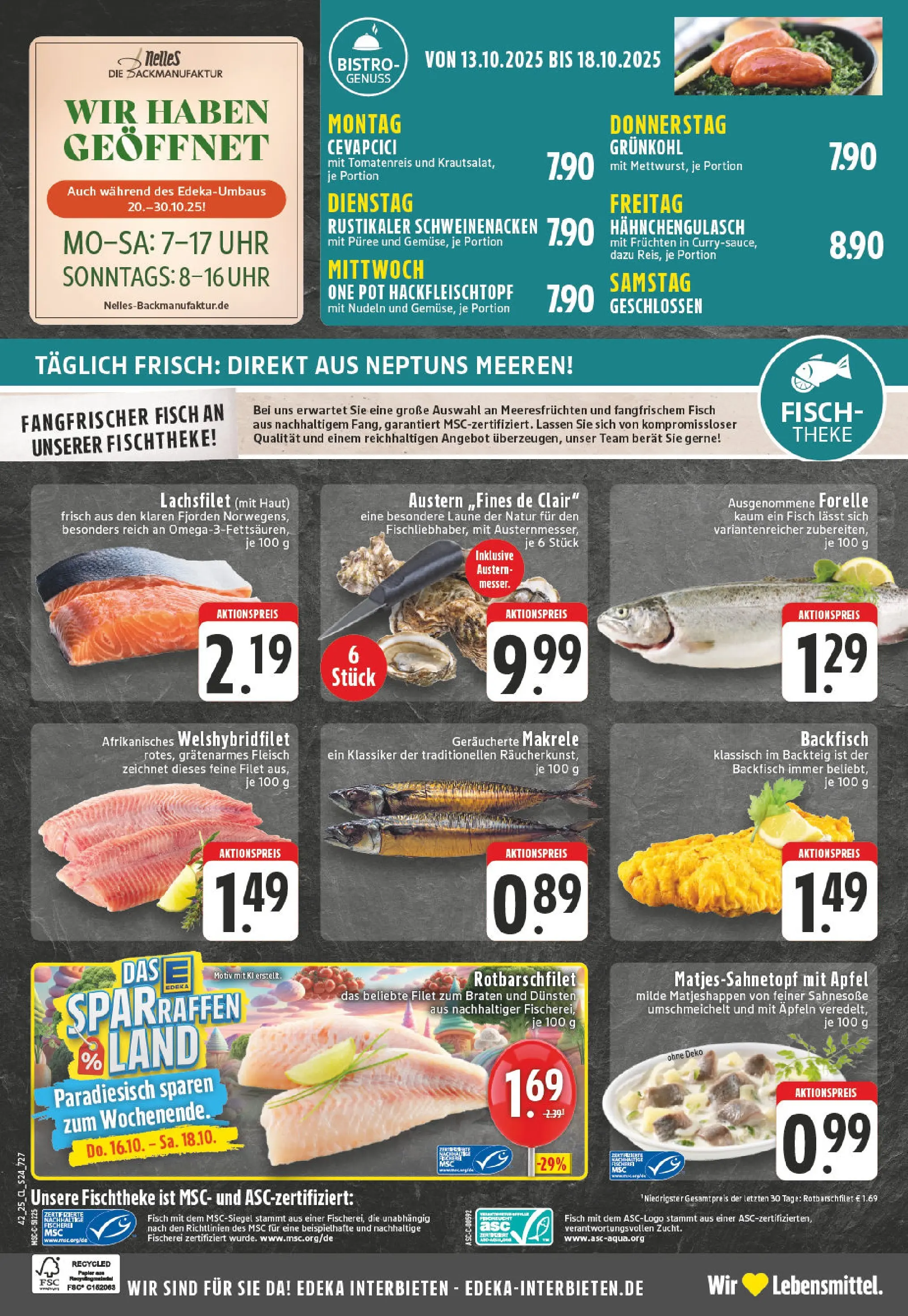 Edeka prospekt Weilerswist	 (ab 13.10.2025) » Angebote Online | Seite: 24 | Produkte: Äpfel, Apple, Fisch, Uhr