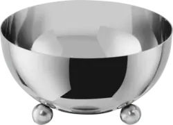 dm home Snackschale aus Aluminium, chrom (10x5,5 cm)