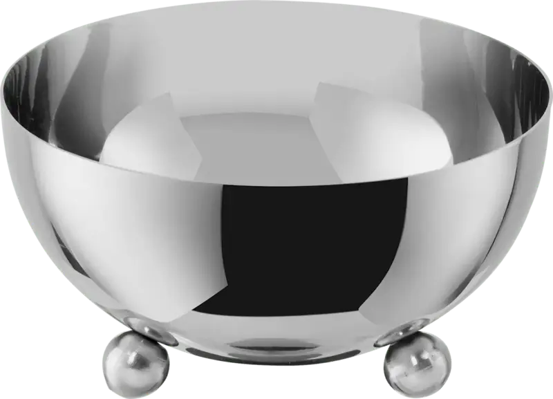 dm home Snackschale aus Aluminium, chrom (10x5,5 cm)