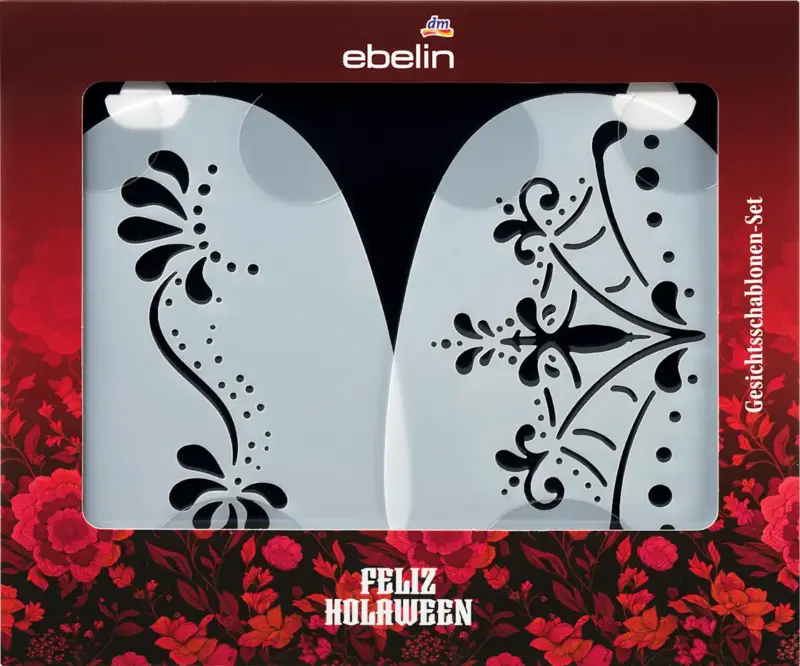 ebelin Gesichtsschablonen-Set Feliz Holaween