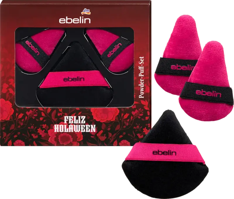 ebelin Powder-Puff-Set Feliz Holaween