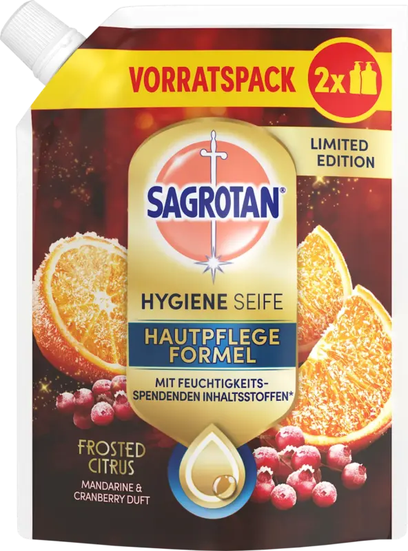 Sagrotan Flüssigseife Frosted Citrus, Nachfüllpack