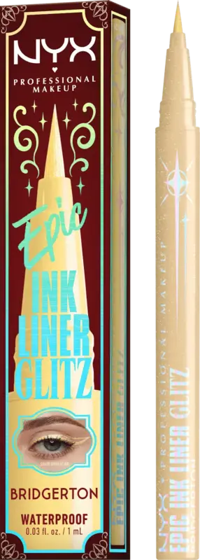 NYX PROFESSIONAL MAKEUP Eyeliner Bridgerton Epic Ink Glitz 02 Gold