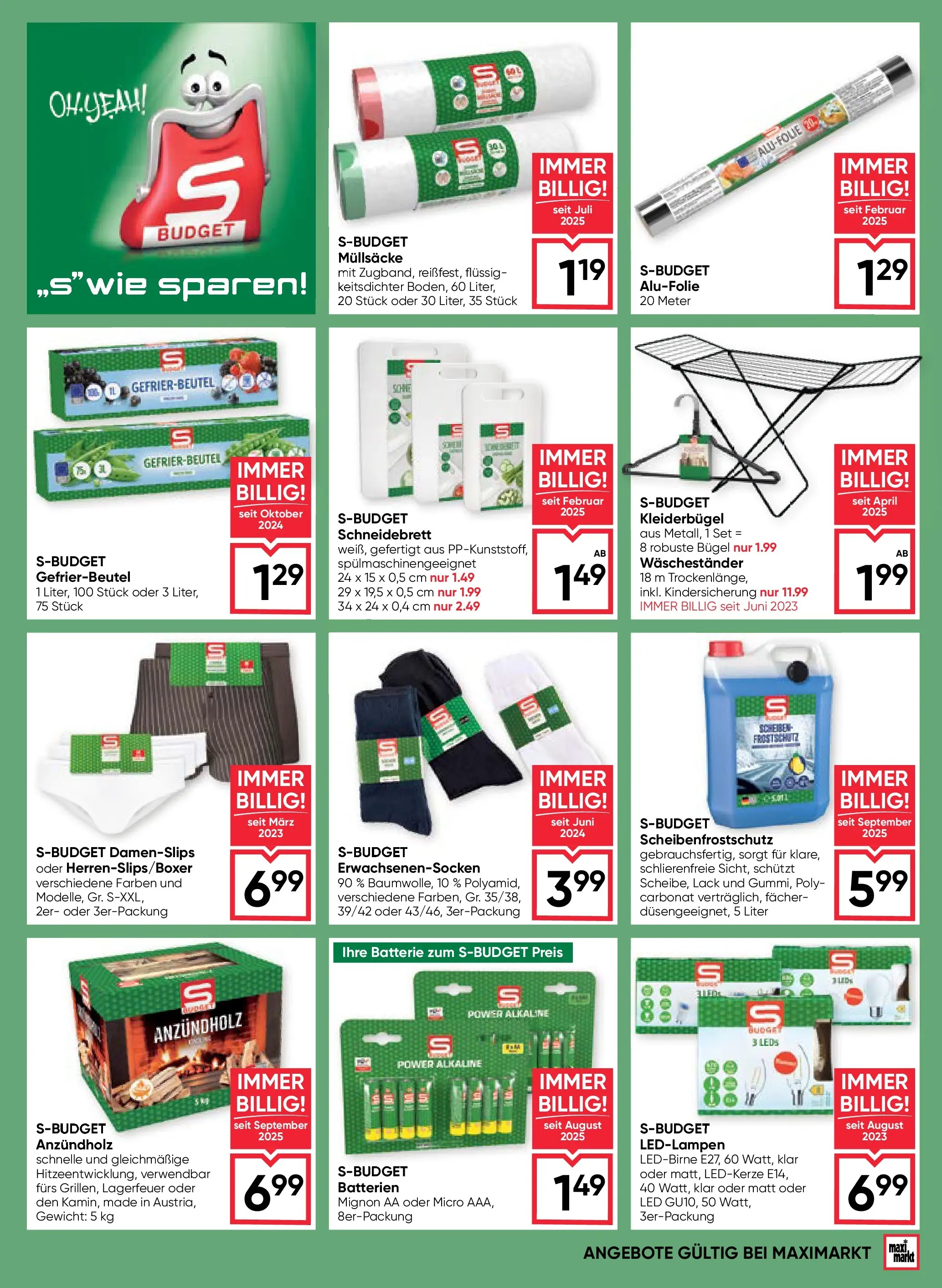 Maximarkt Anif, Bruck an der Großglocknerstraße von 16.10.2025 - Aktuelle Angebote | Seite: 17 | Produkte: Gewicht, Batterie, Kleiderbügel