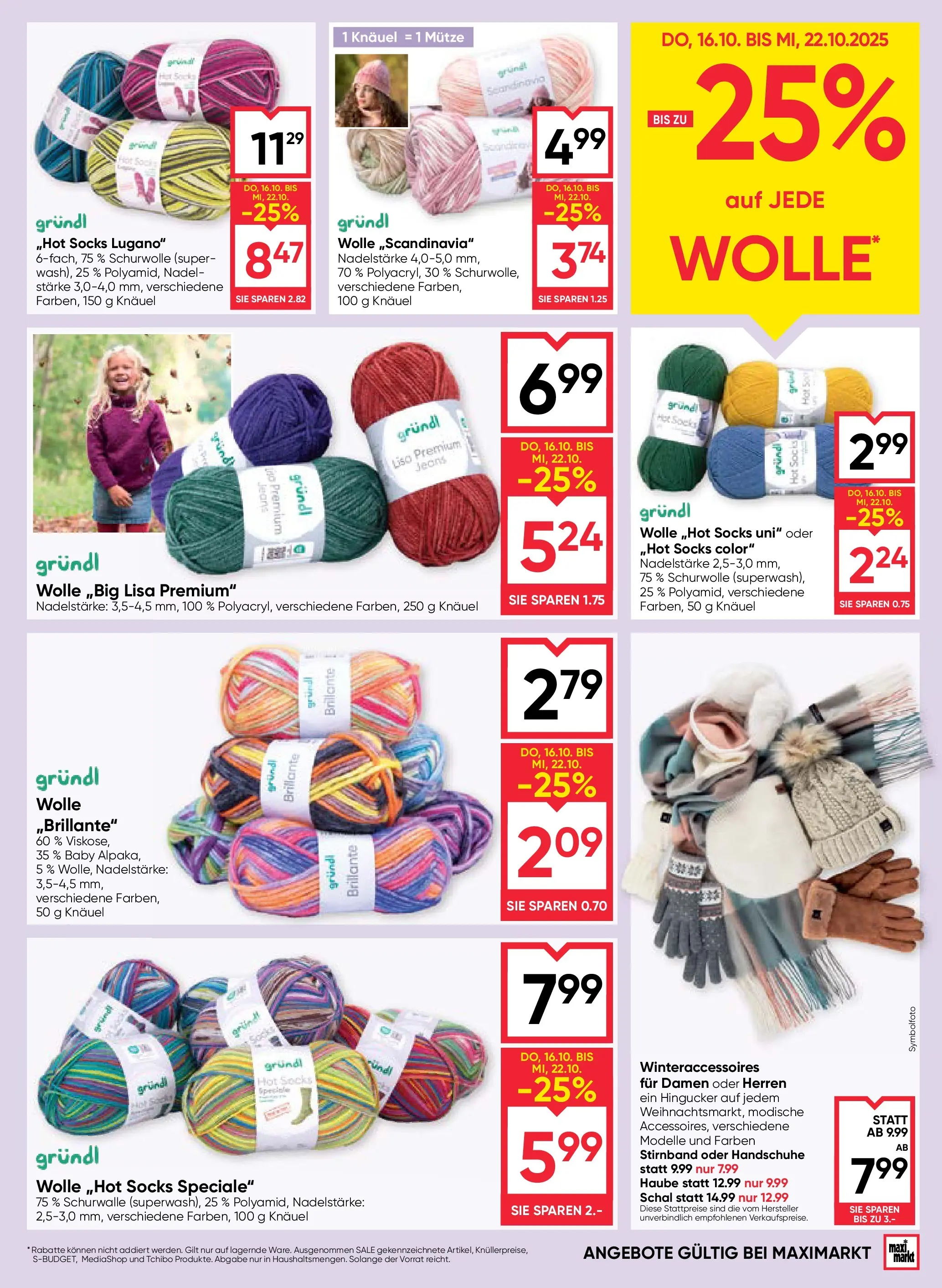 Maximarkt Anif, Bruck an der Großglocknerstraße von 16.10.2025 - Aktuelle Angebote | Seite: 21 | Produkte: Schal, Handschuhe, Jeans